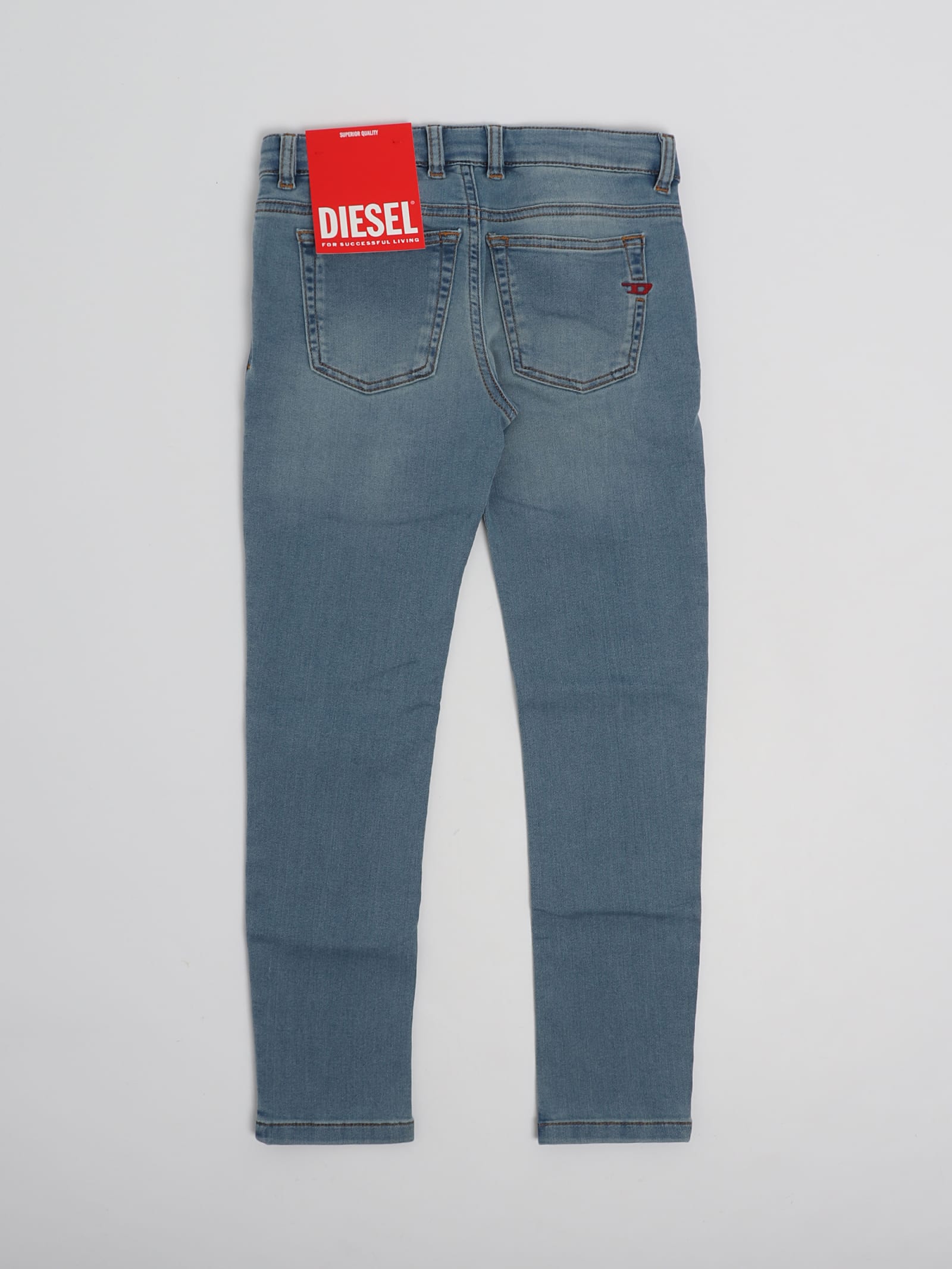 Shop Diesel Sleenker Jeans In Denim Medio