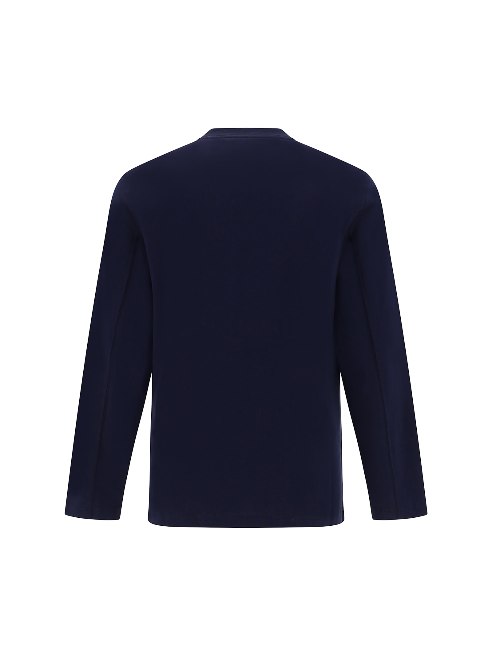 Shop Brunello Cucinelli Long Sleeve Jersey In Cobalto