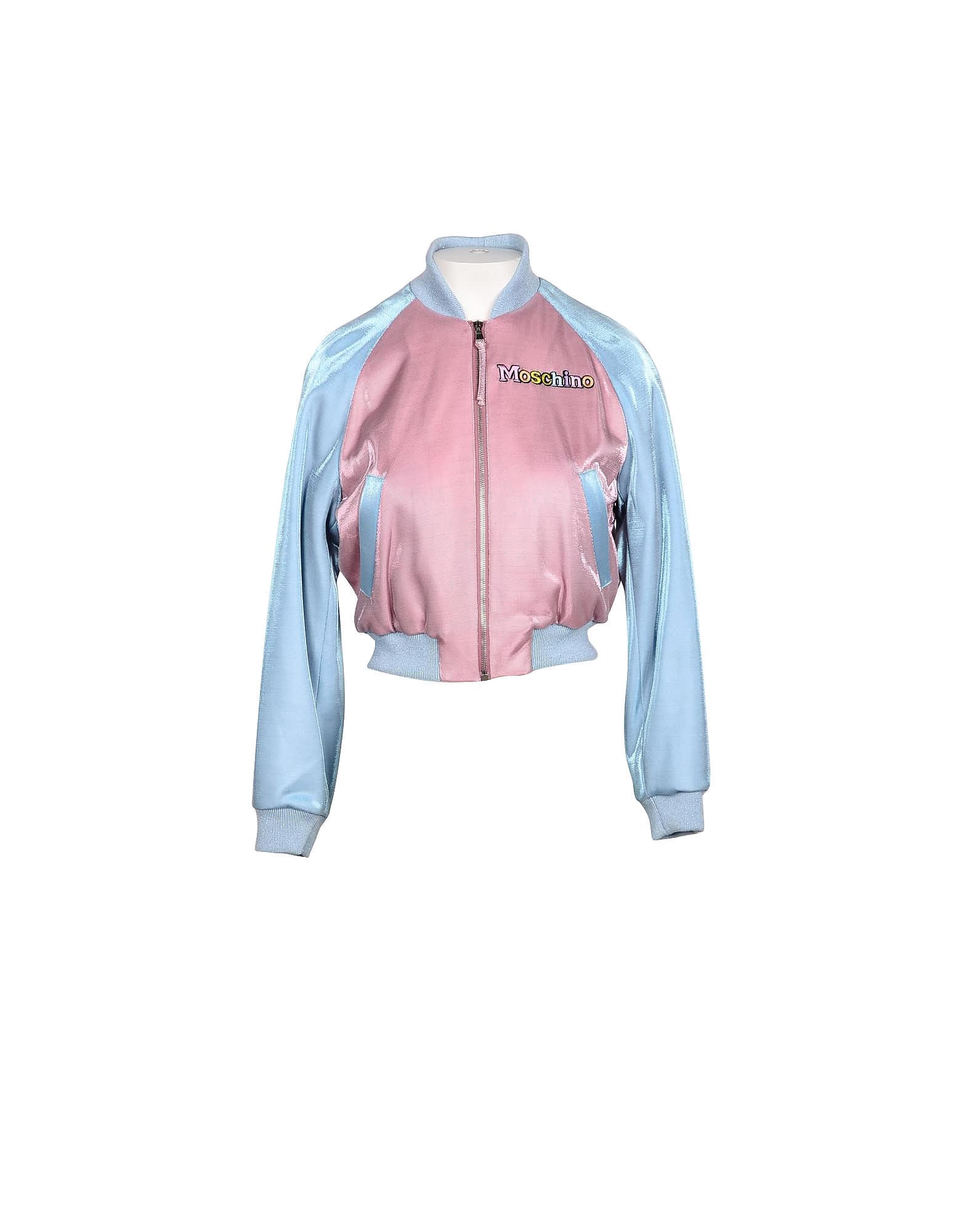 Moschino Womens Sky Blue Jacket