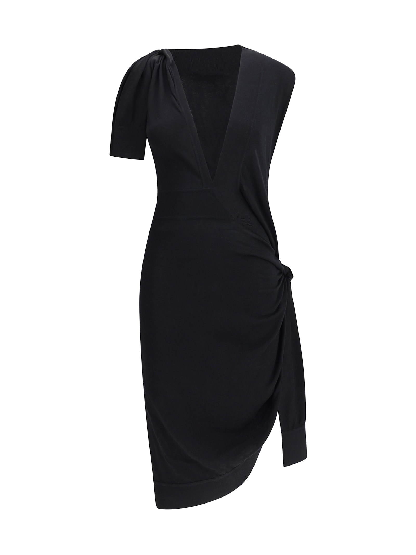 Asymmetrical Knit Dress