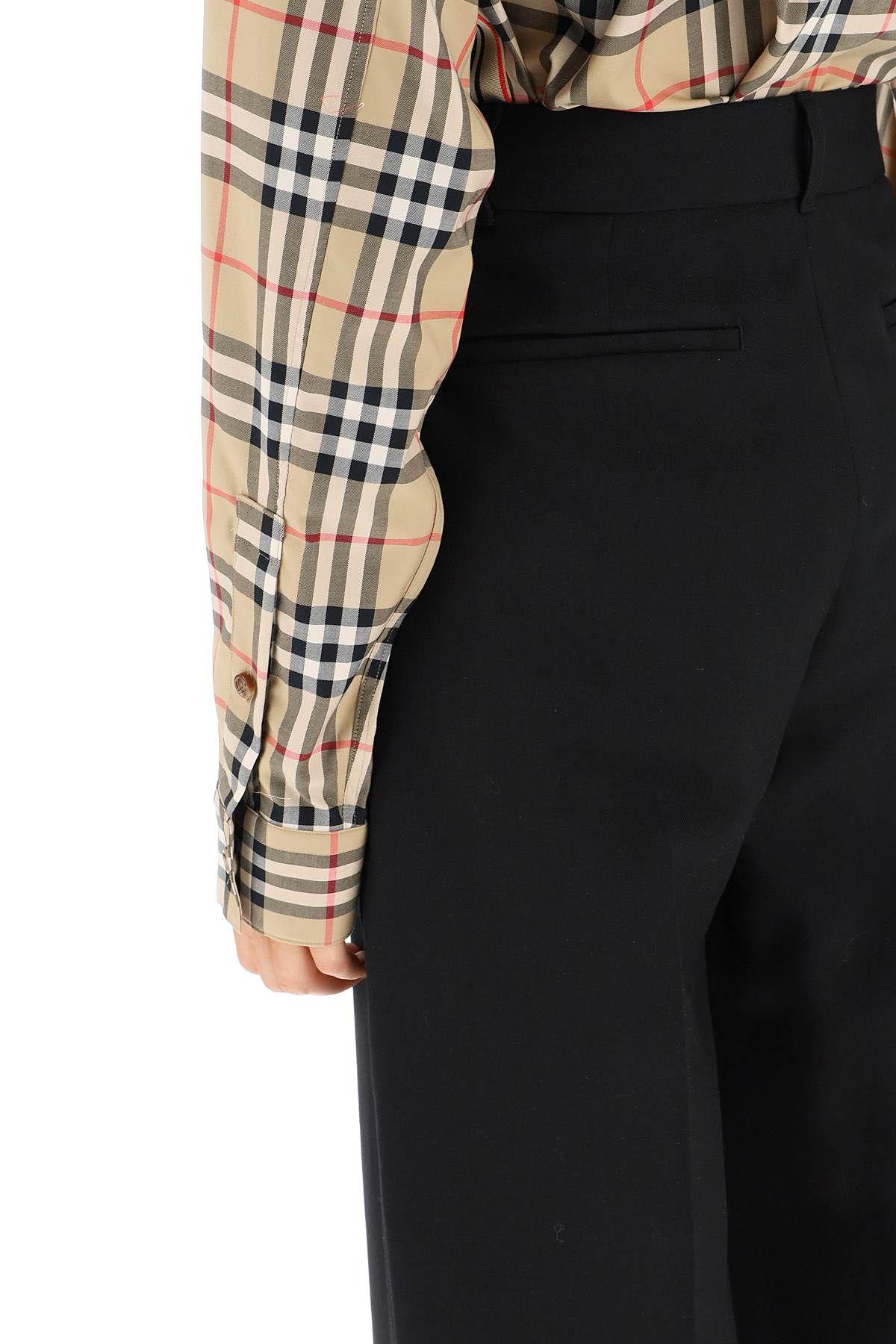 Burberry wool twill trousers