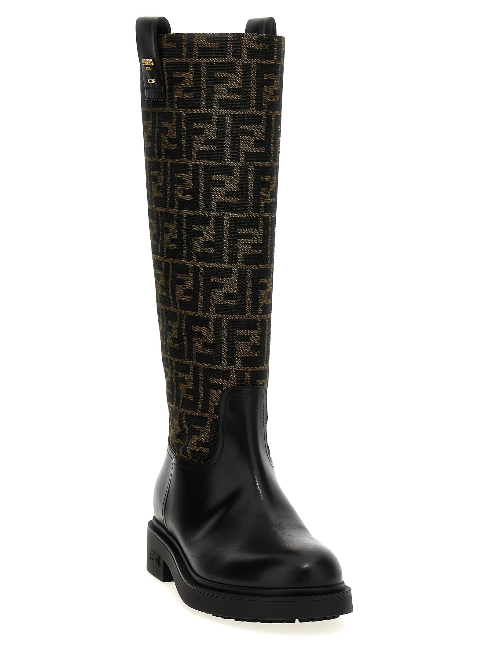 Shop Fendi Filo Boots In Black