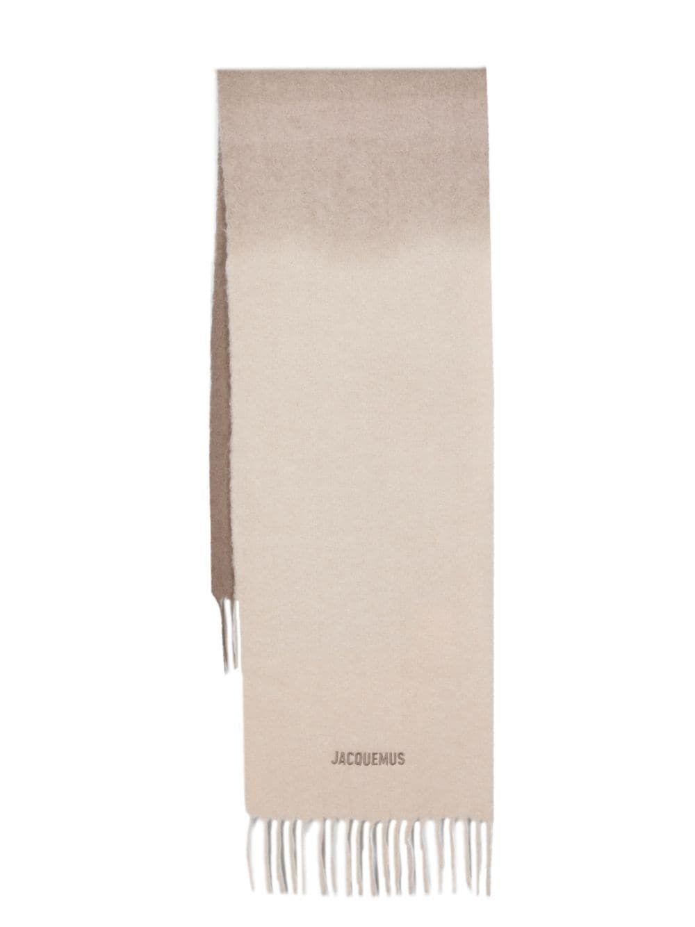 Shop Jacquemus L`echarpe Moisson In Multi Beige