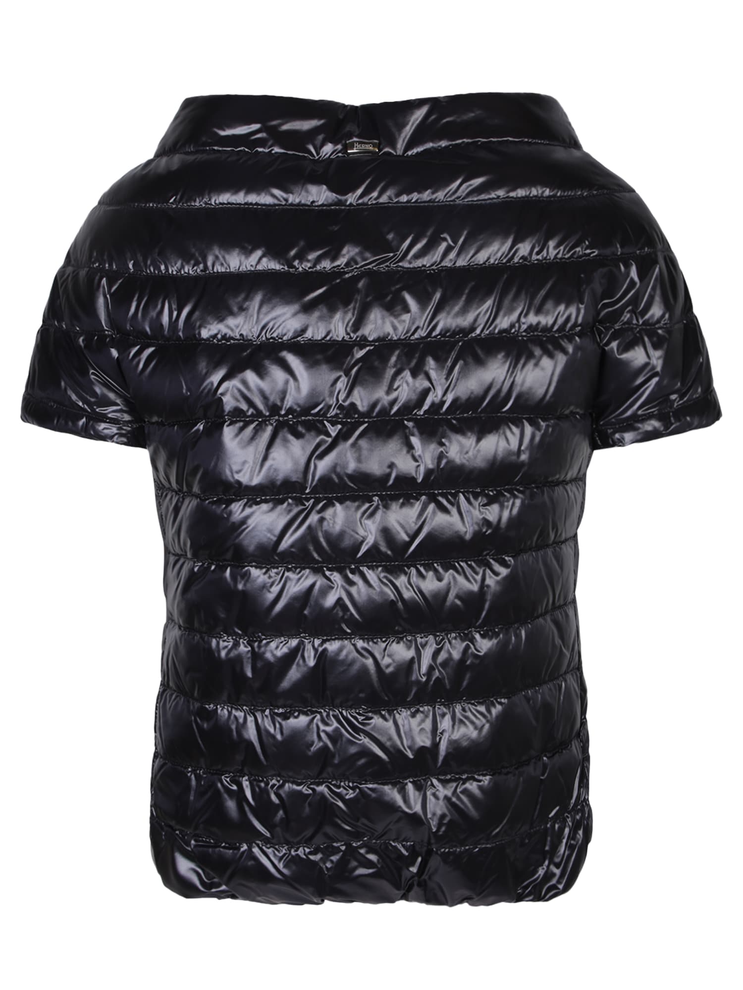 Shop Herno Margherita Black Cape Jacket