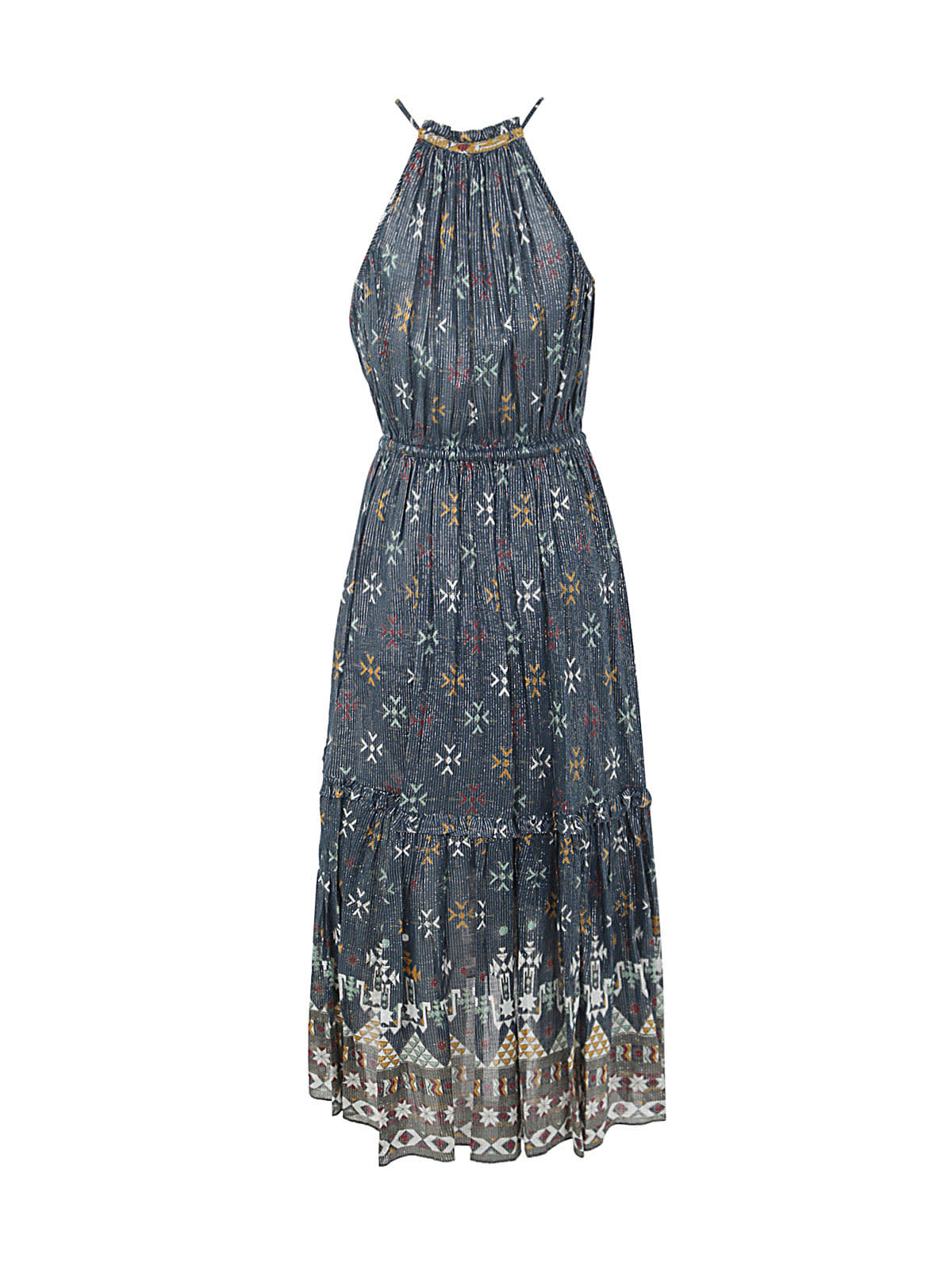 Shop Isabel Marant Étoile Kabelino Pleated Midi Dress In Tl Teal