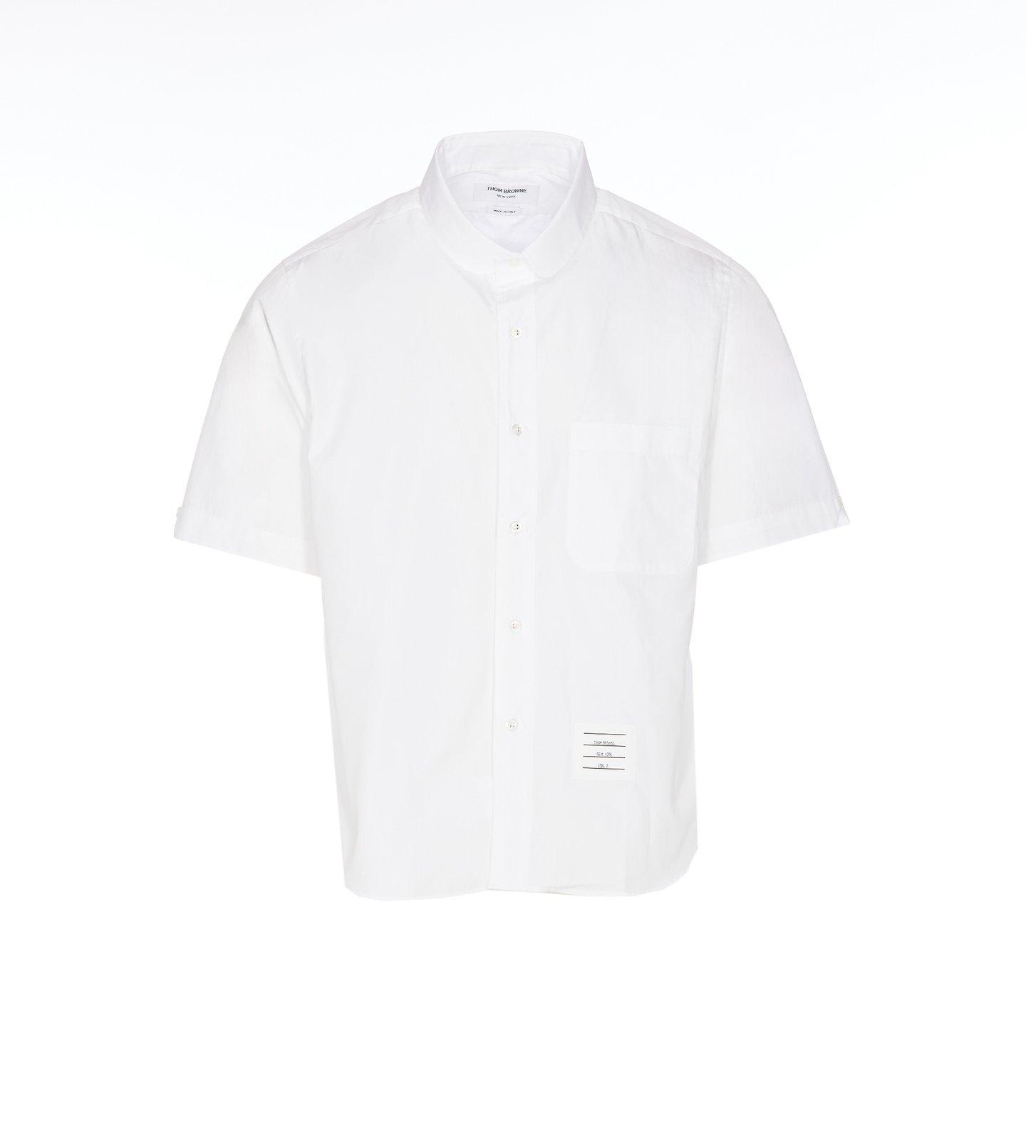 Poplin Round Hem Shirt