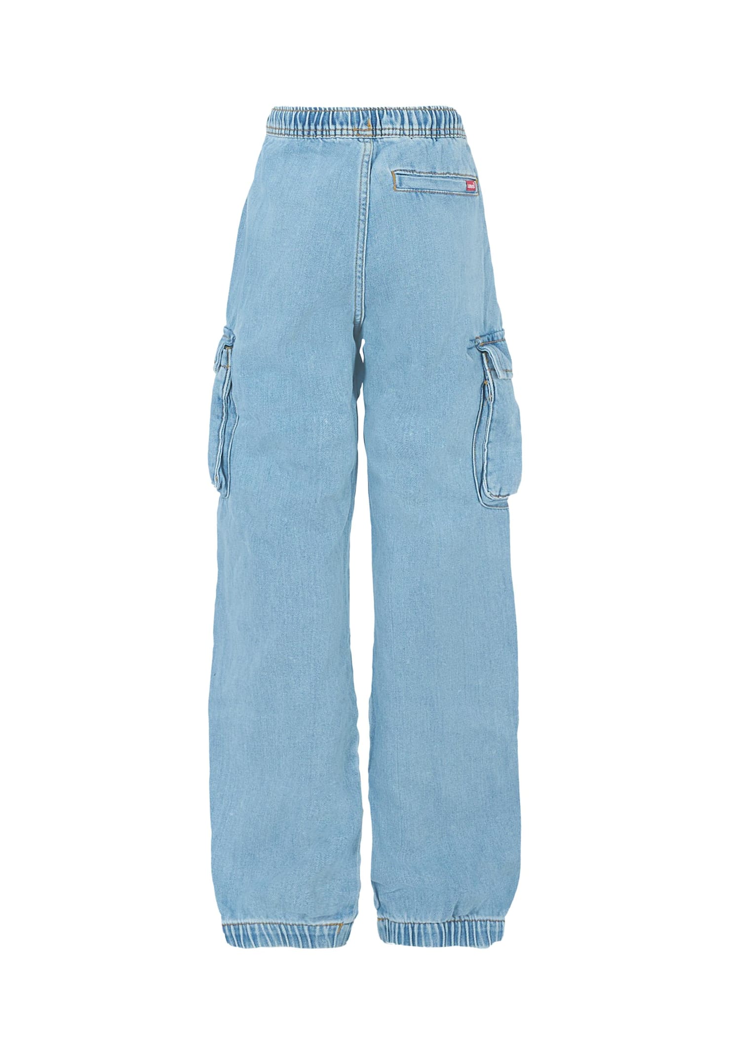 Levi's Denim Jeans For Boy With Patch In Blue
