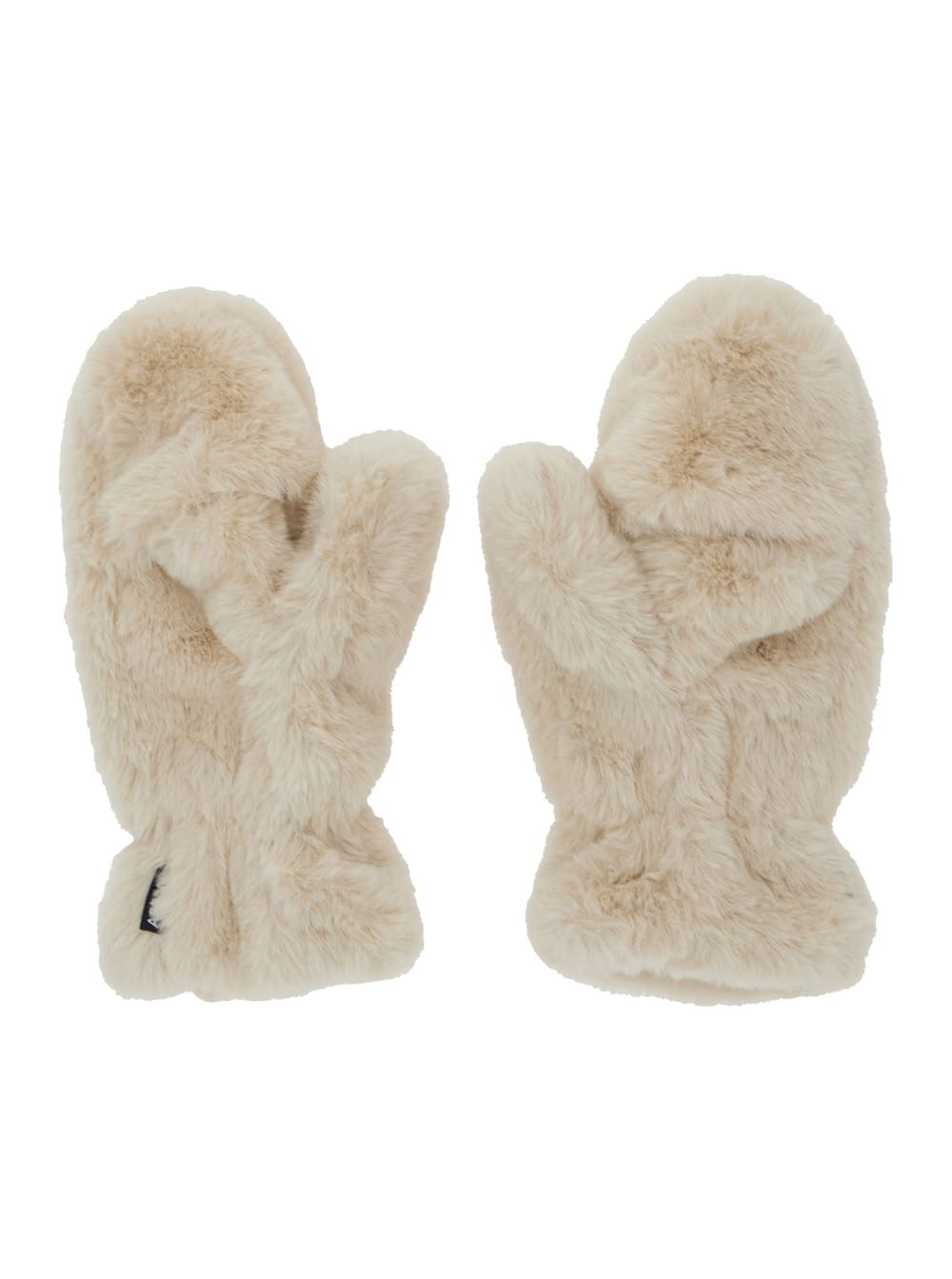 Apparis Coro White Gloves In Ecofur Woman In White
