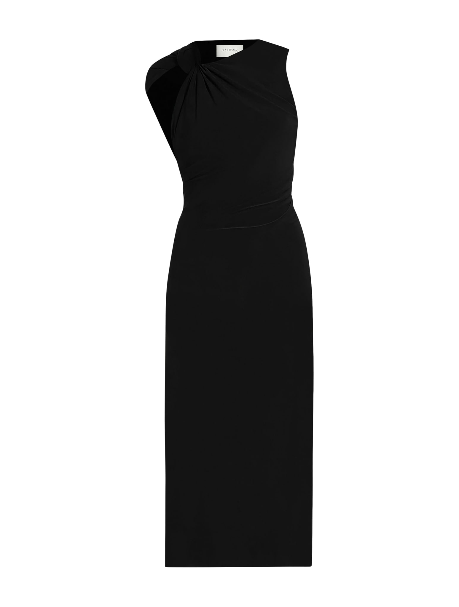 Shop Sportmax Nuble Dress In Jersey In Black