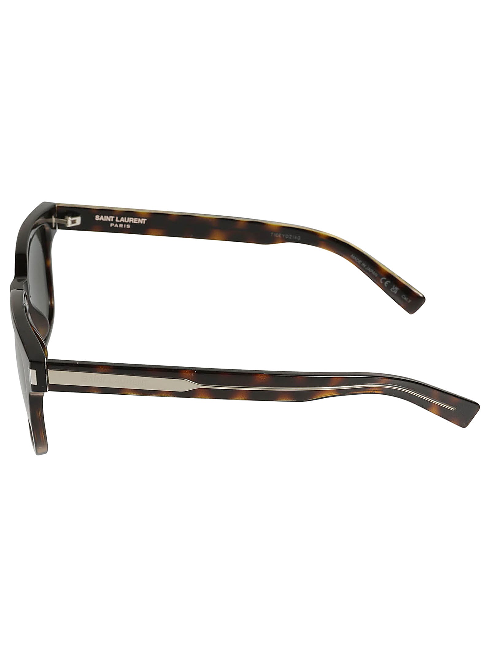 Saint Laurent Sl 711 Sunglasses In Havana-crystal-grey