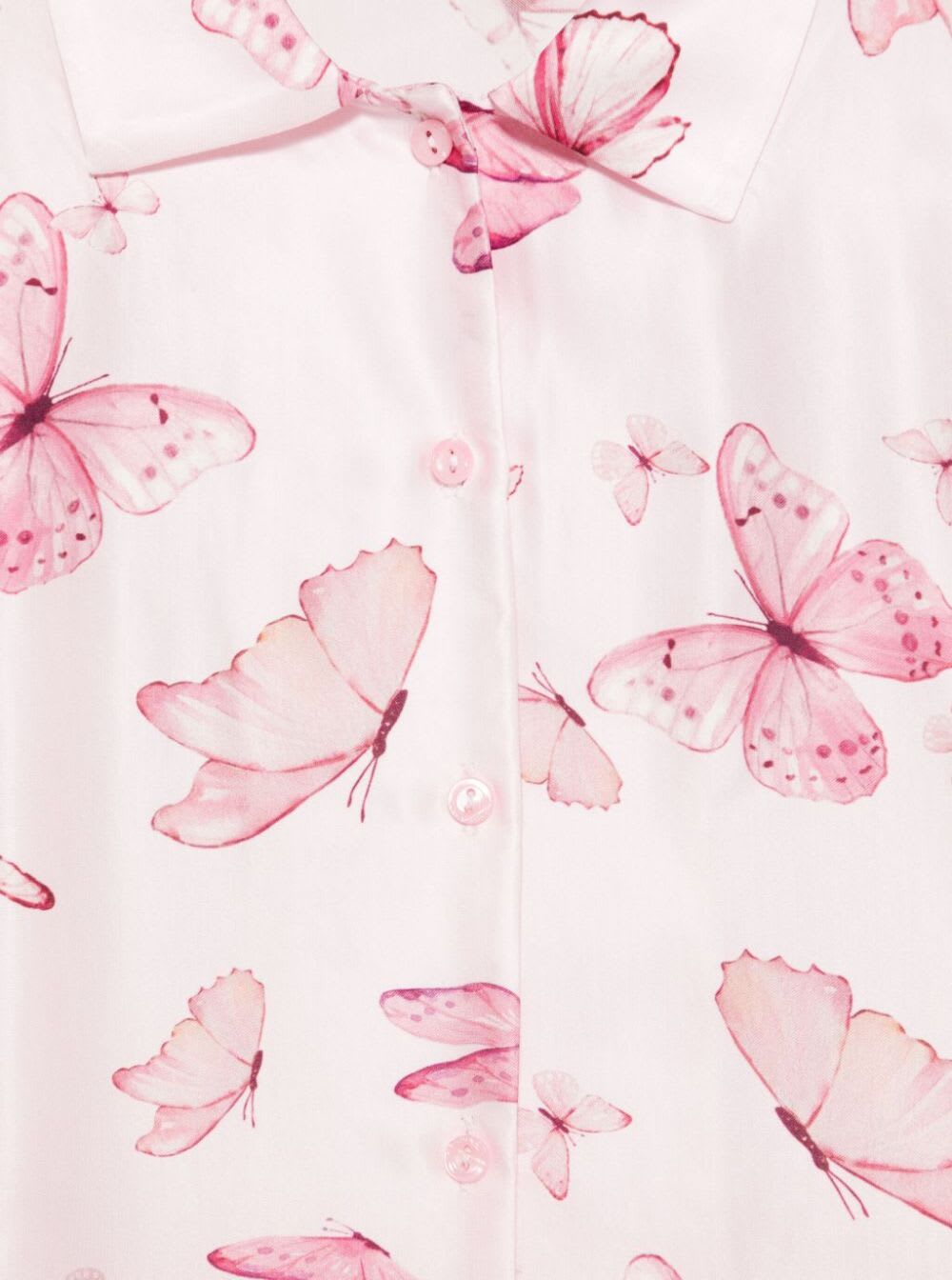 Monnalisa Camicia Casacca Rasetto V Rasetto Viscosa St.farfal In Multicolor