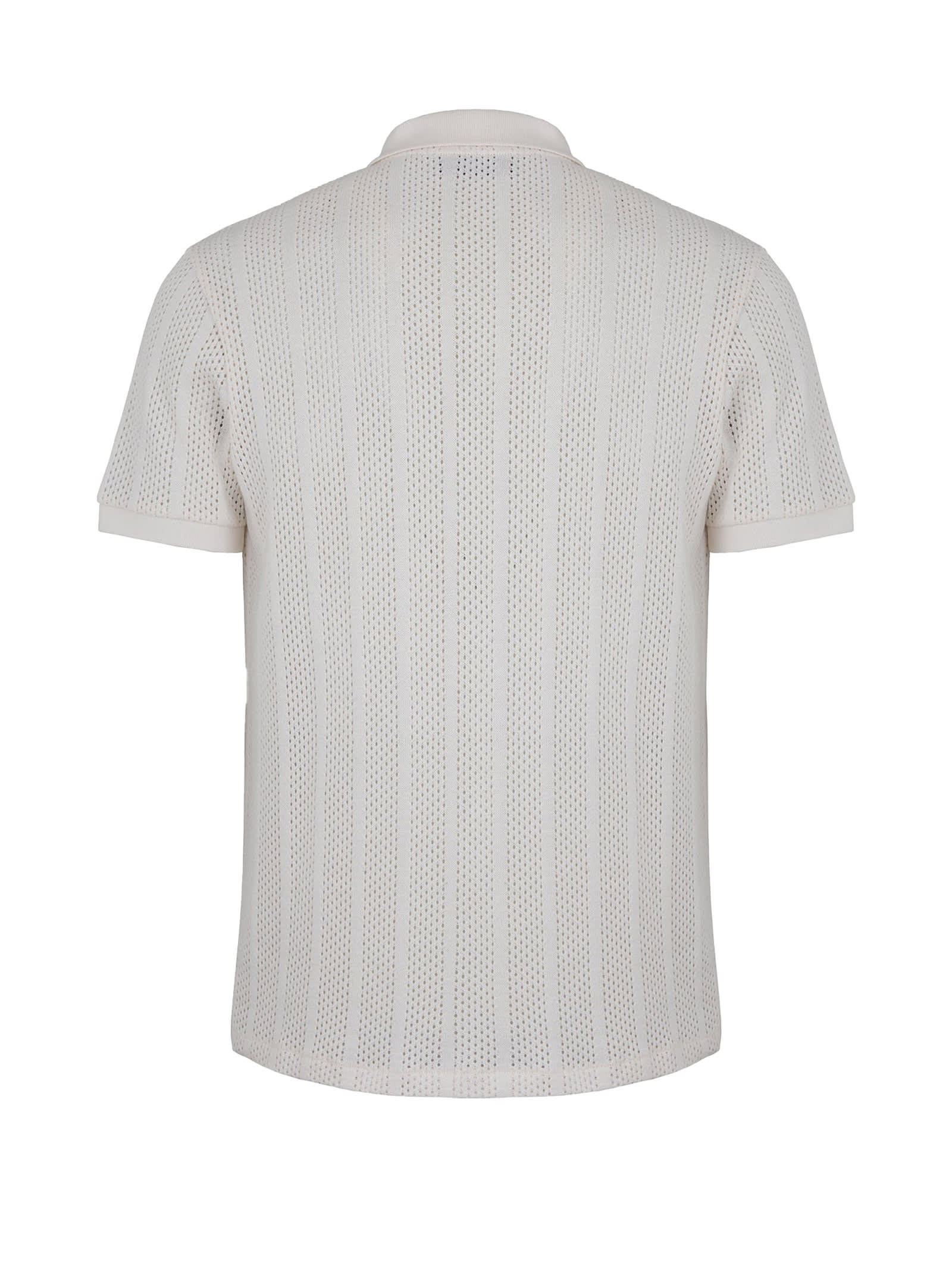 Shop Les Hommes Polo Shirt In Butter