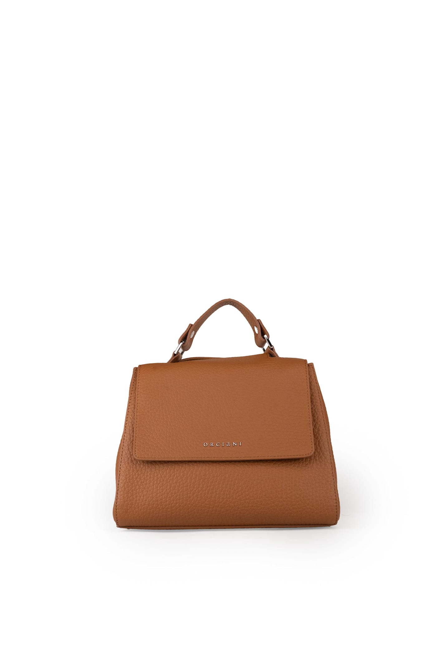 Small Sveva Soft Bag In Textured Leather