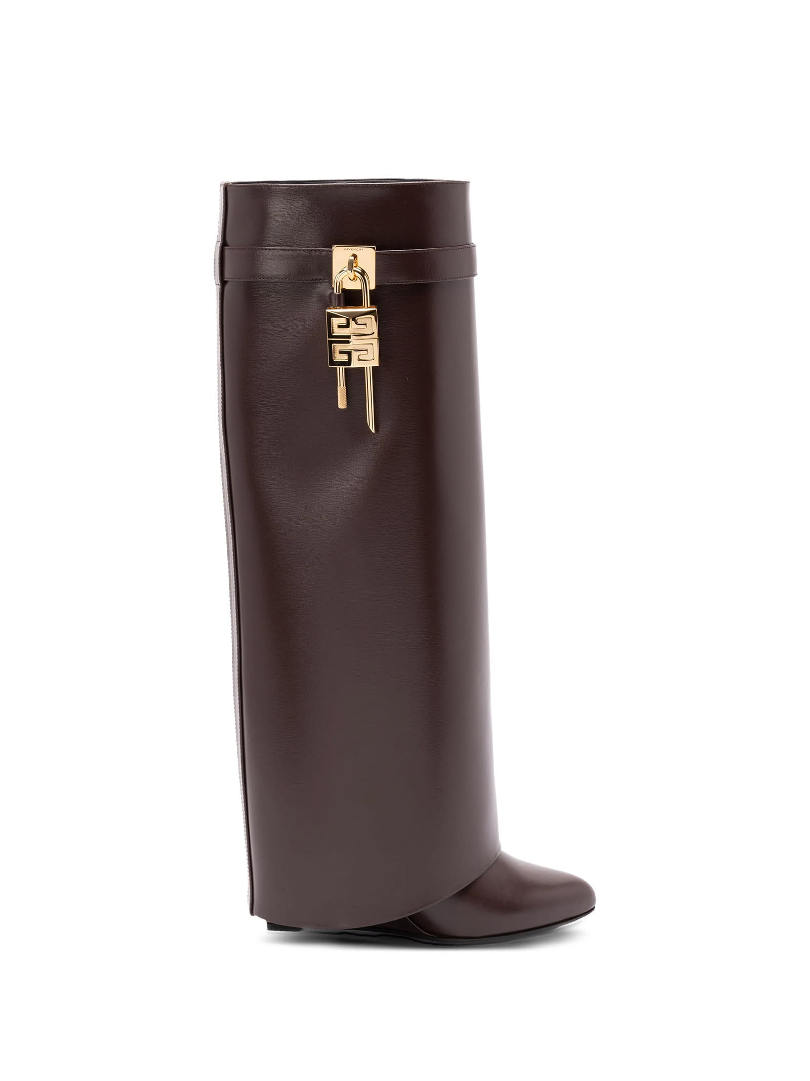 Givenchy Shark Lock Leather Boots