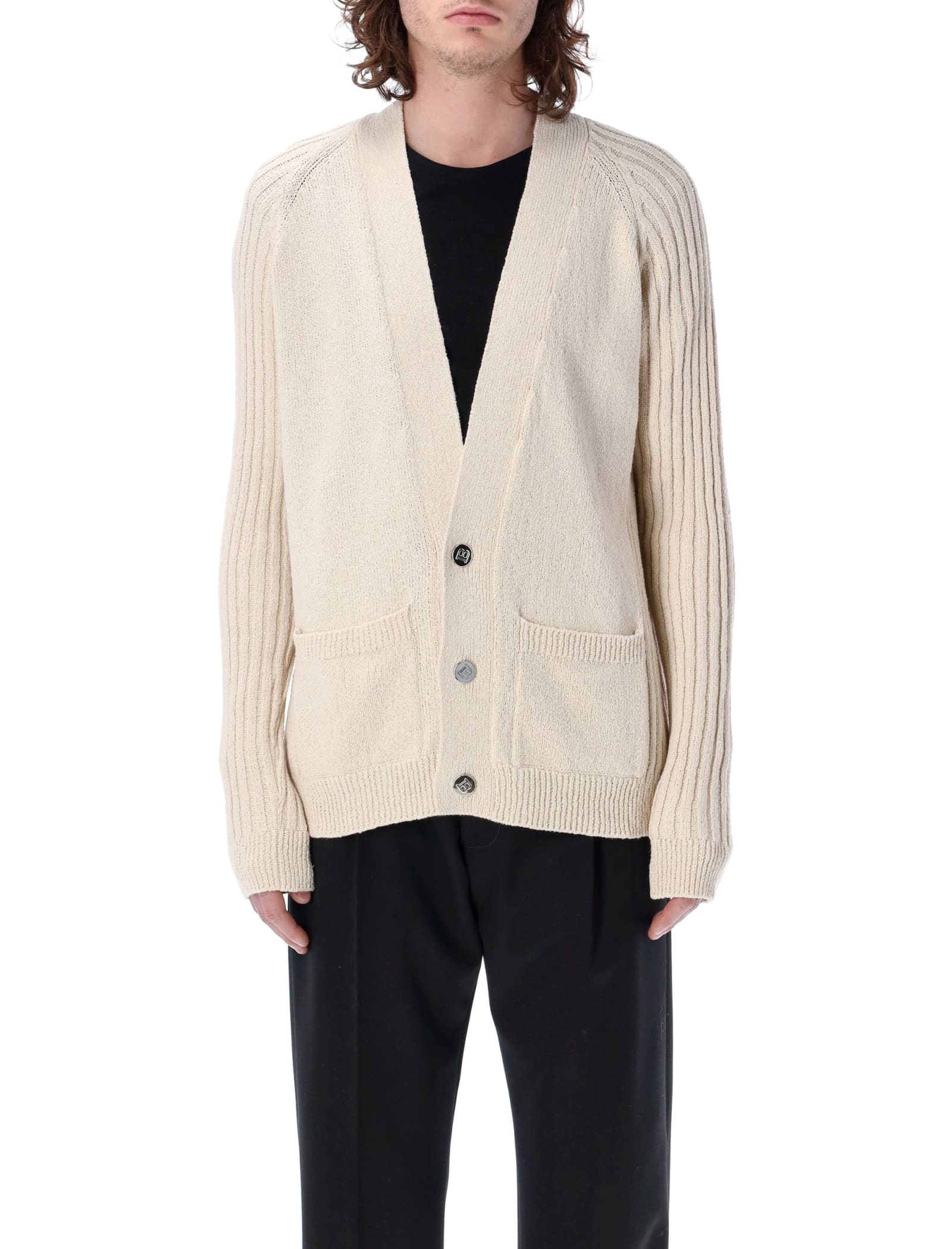 BALMAIN LOGO CARDIGAN