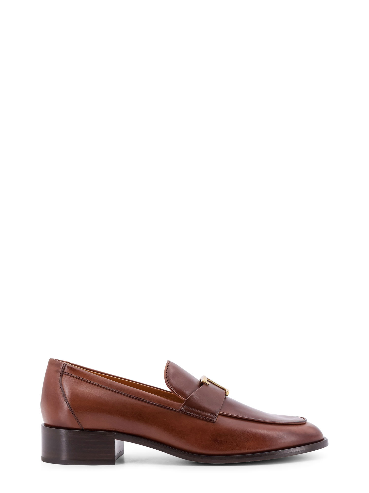 Tod's Brown Leather Loafers