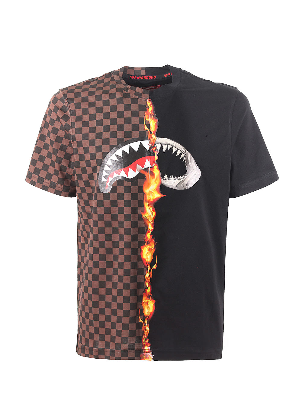 Sprayground Burnt Shark In Paris T-shirt