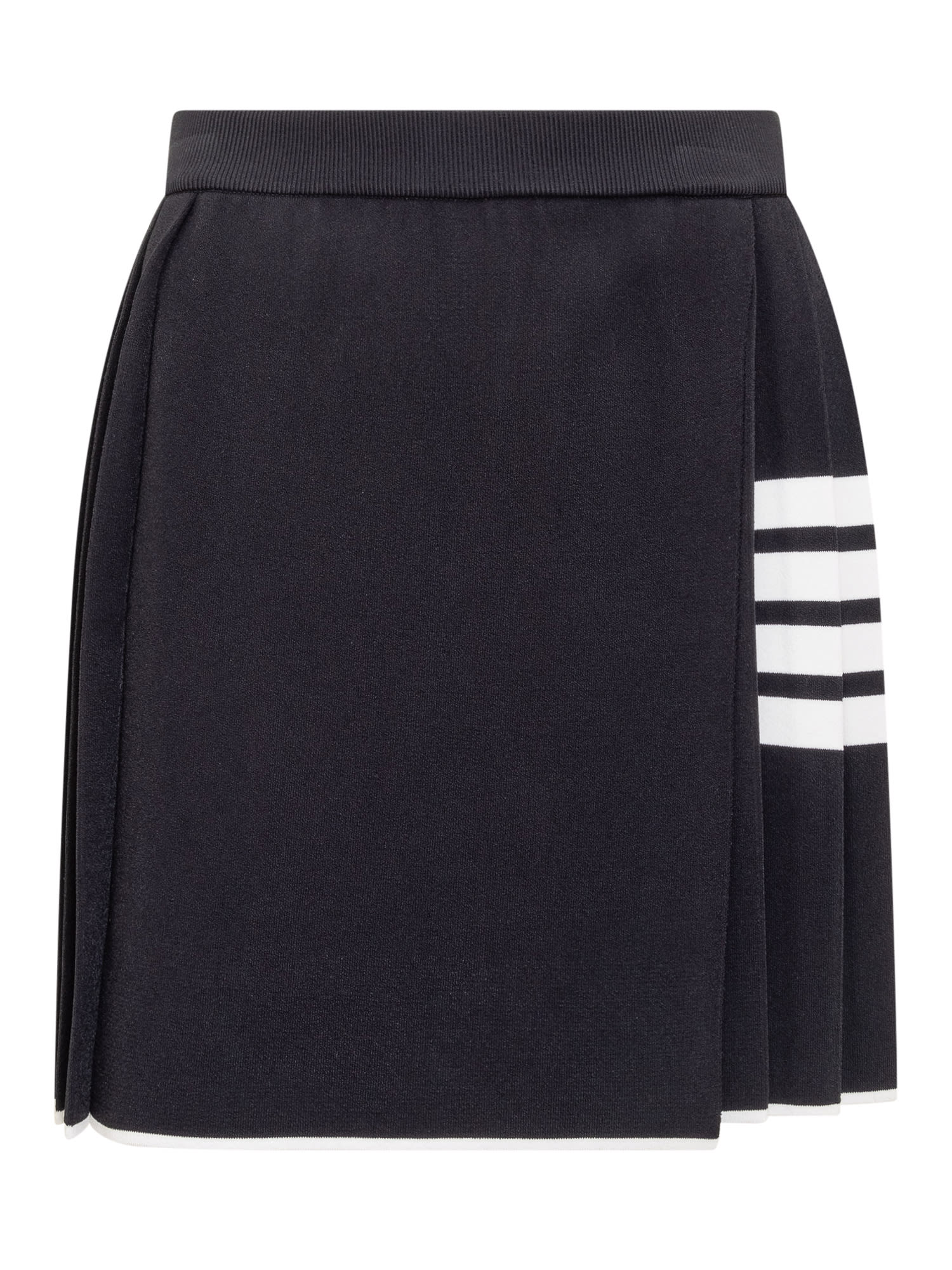 pleated Mini Wrap Skirt