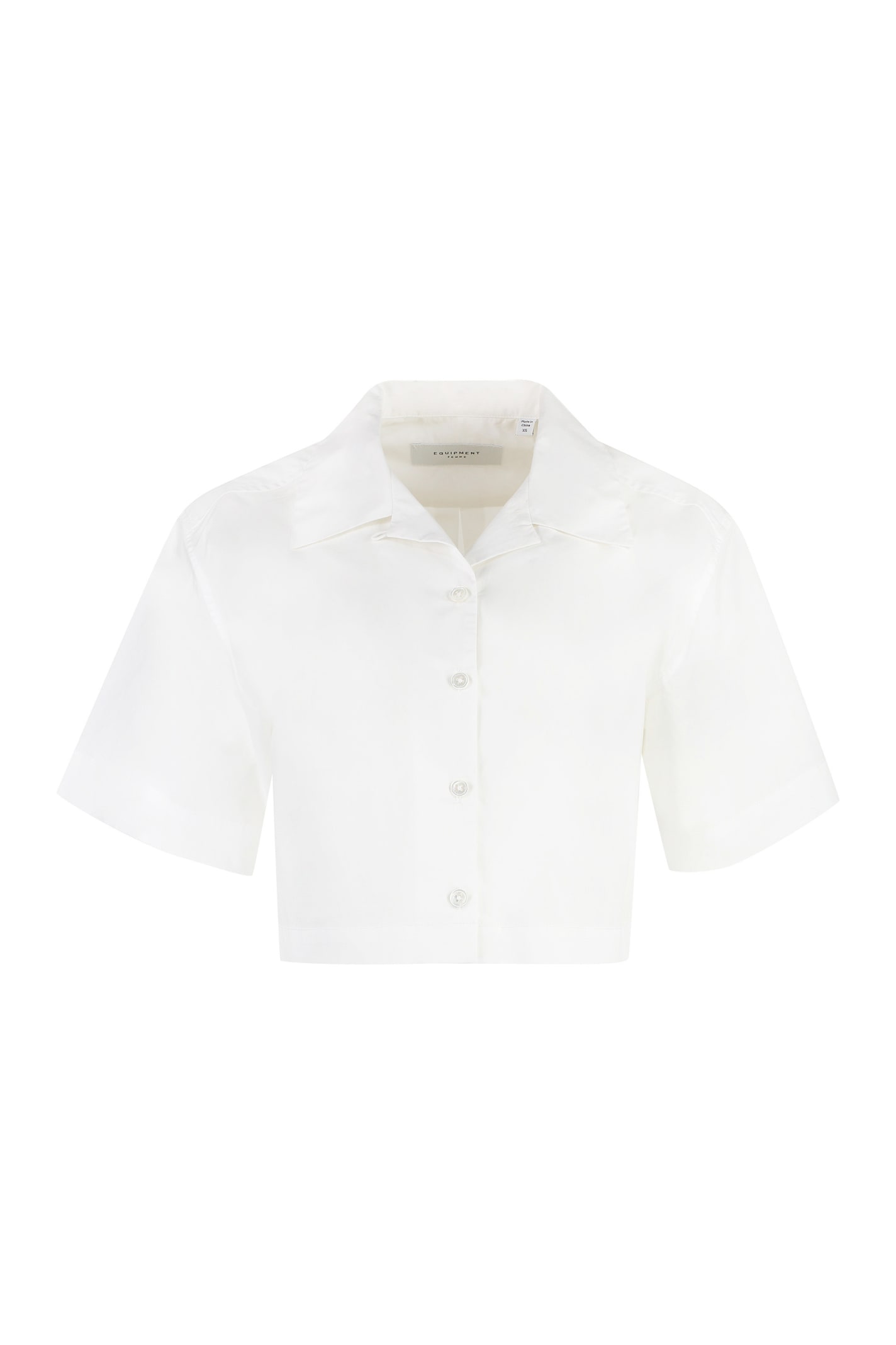 Shop Equipment Short Sleeve Cotton Shirt In White