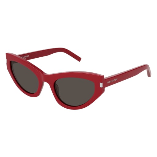 Shop Saint Laurent Sl 215 Grace006 Red Red Grey