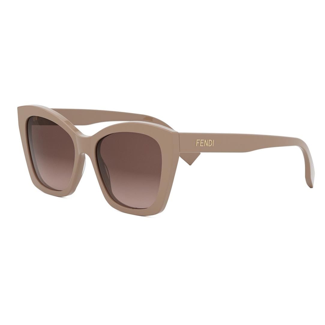 Shop Fendi Sunglasses In Cipria/marrone