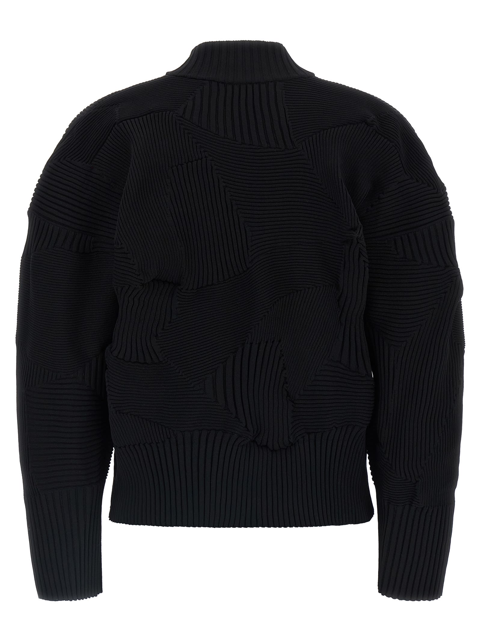Issey Miyake Kone Kone Cardigan In Black