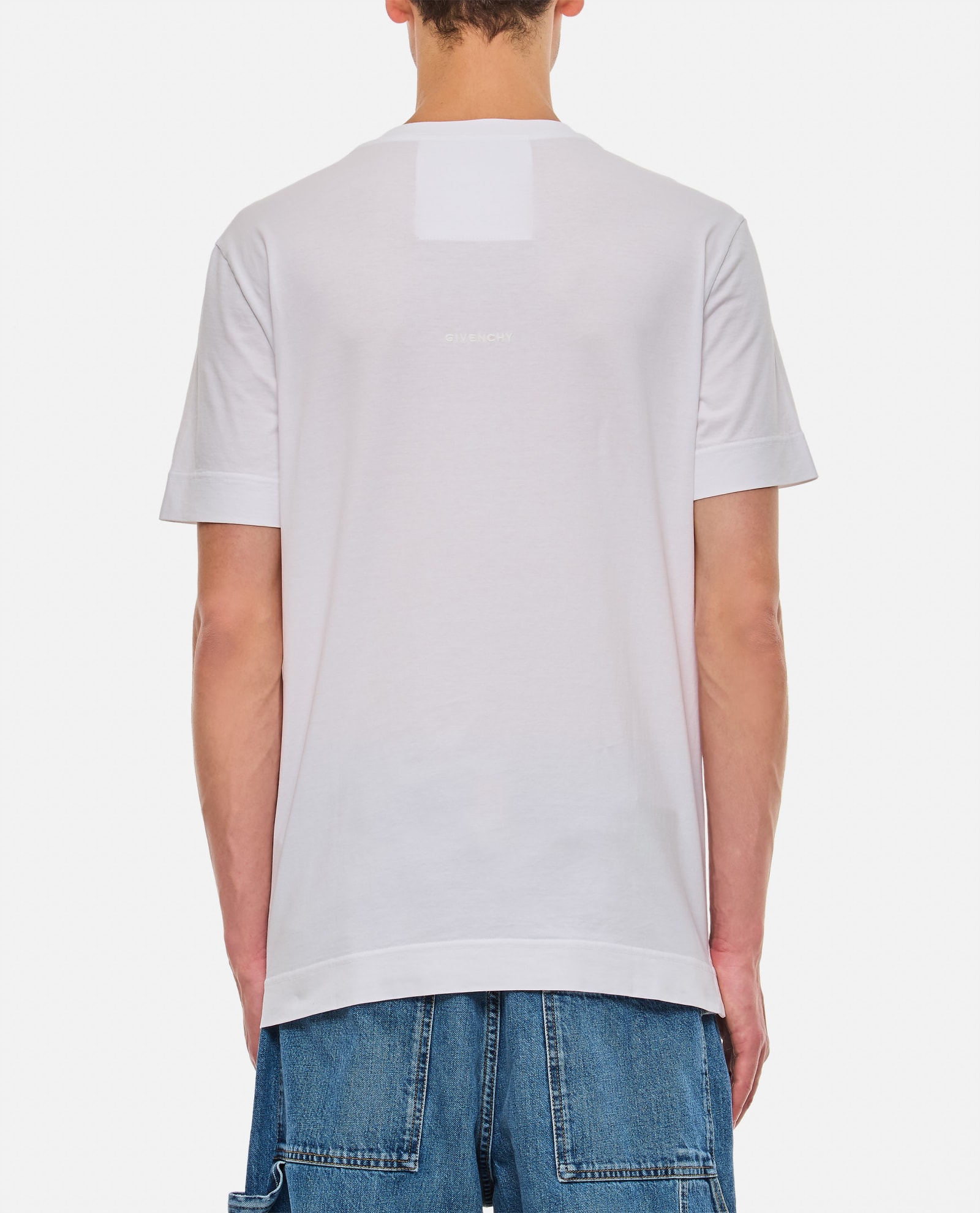 Shop Givenchy Cotton T-shirt In White