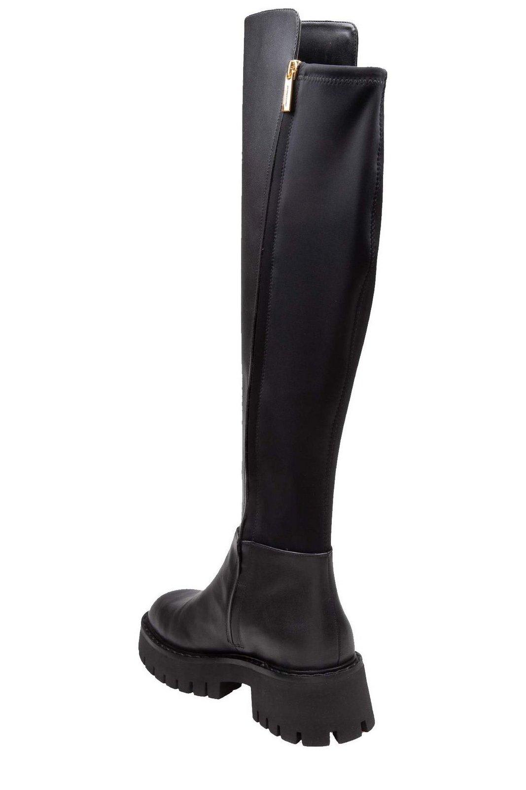 Shop Michael Kors Asher Knee-high Boots In Black