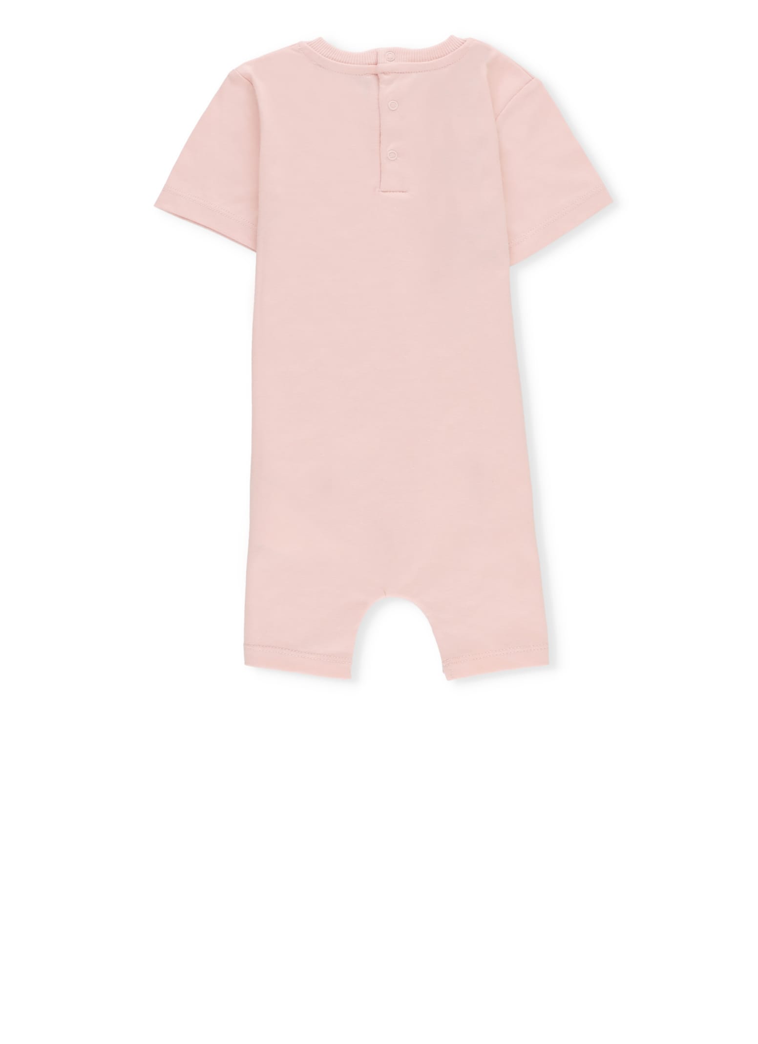 Shop Moschino Jumpsuit With Logo In Pink