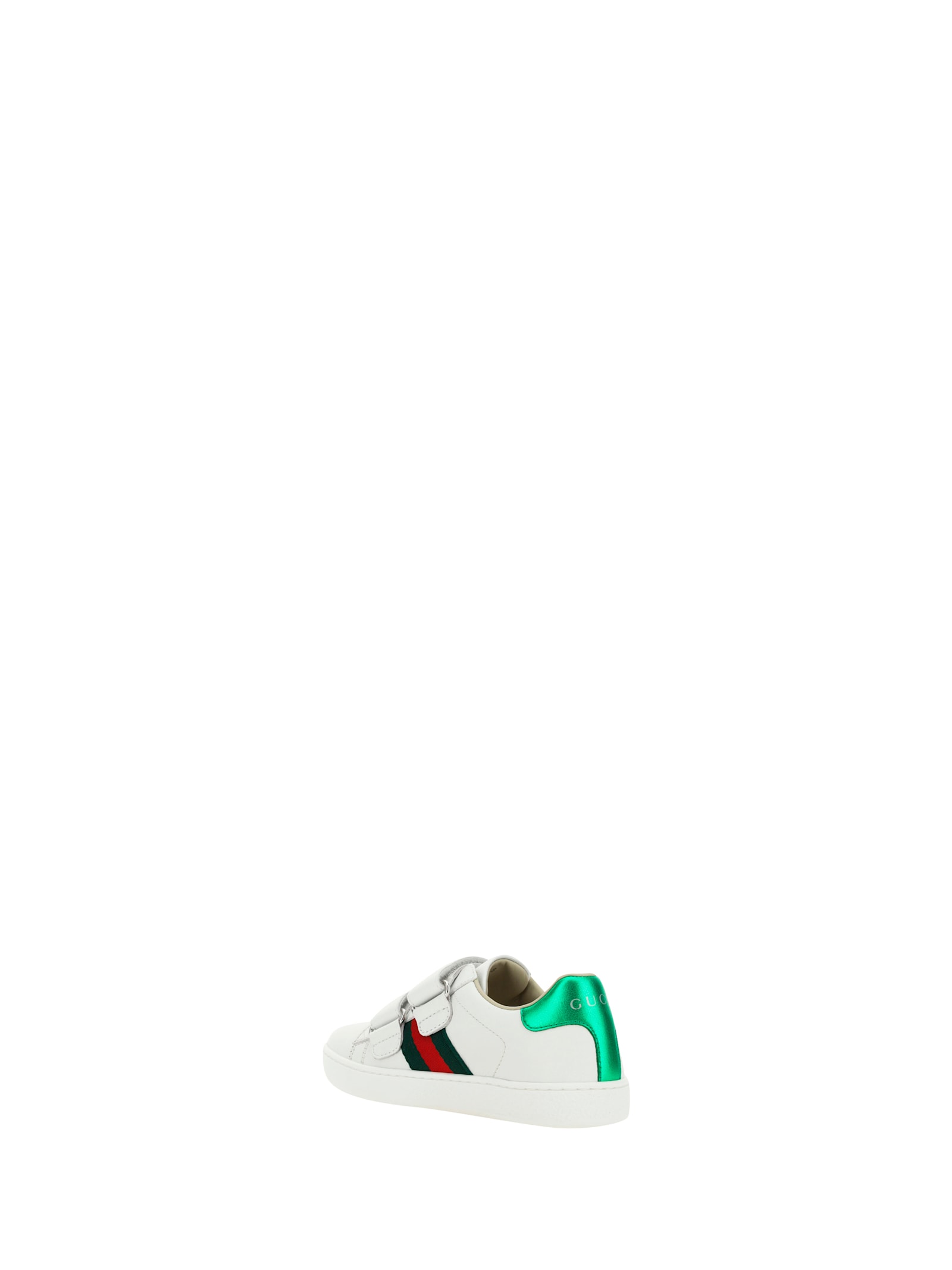 Gucci Ace Touch-strap Sneakers In White