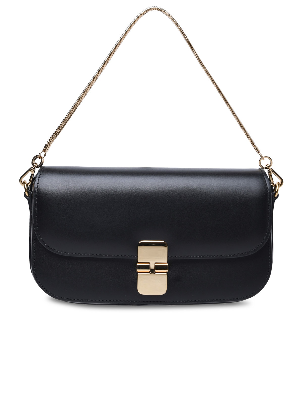 Shop Apc Grace Black Leather Bag