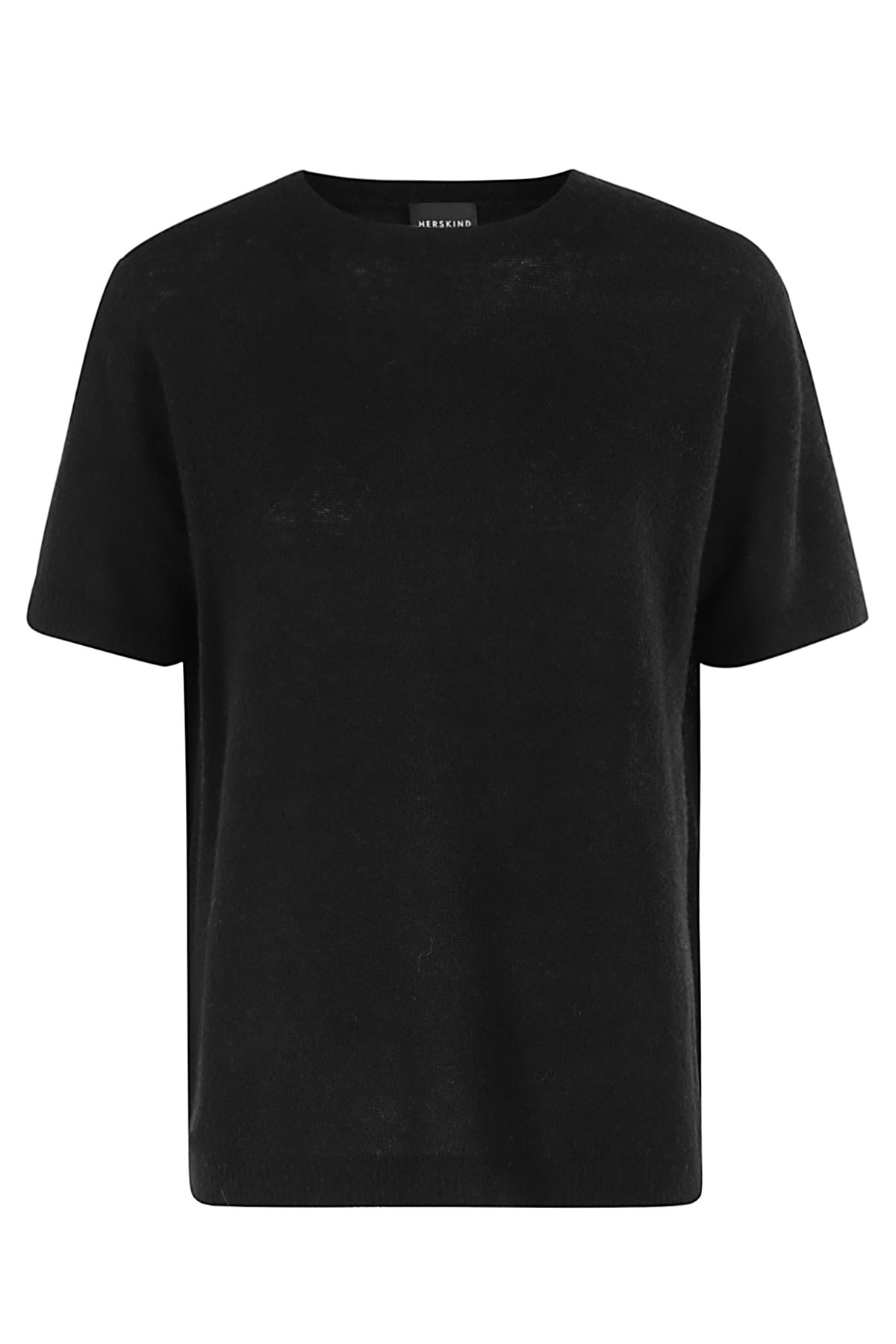 Shop Herskind Paprika Knit T Shirt In Black