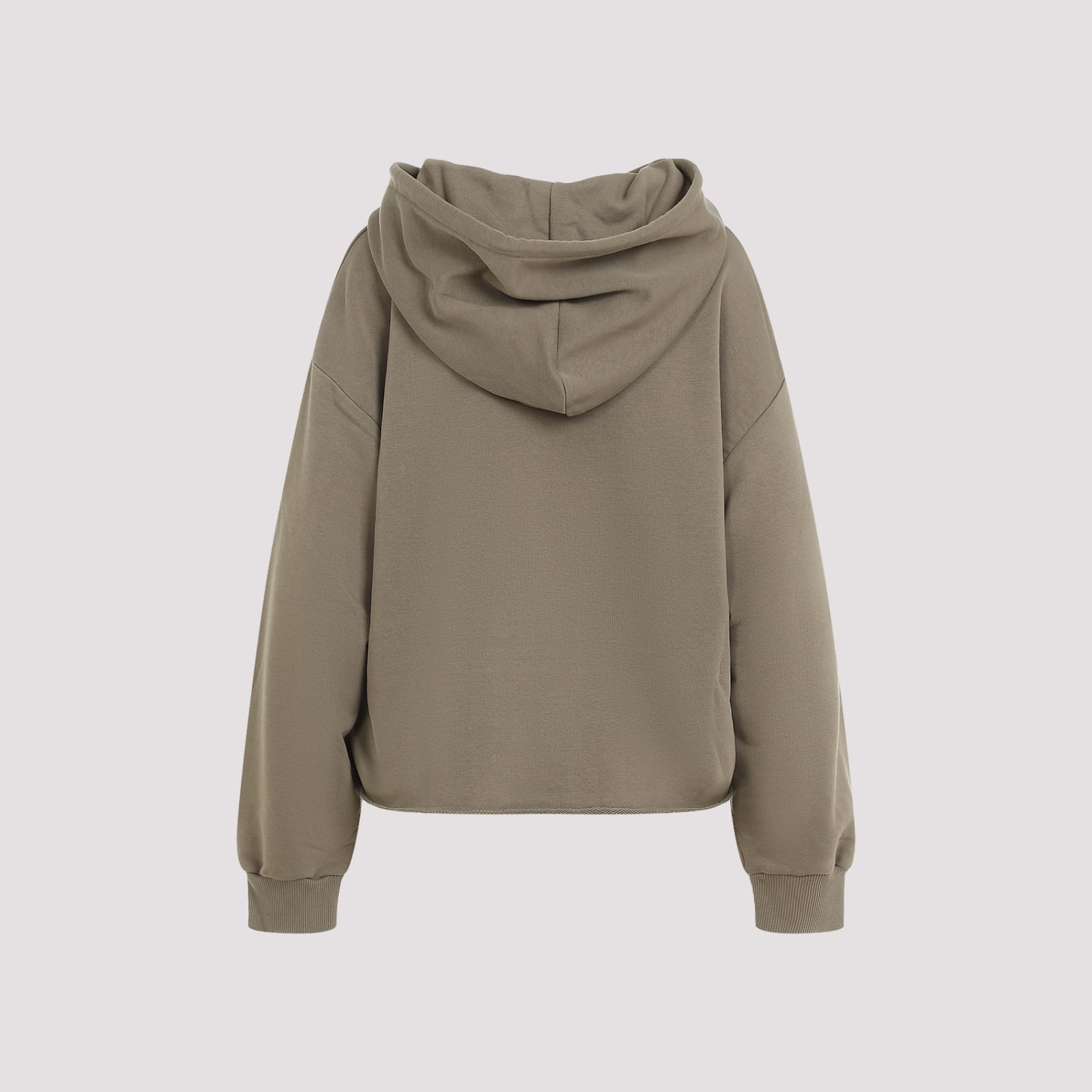 Shop Mm6 Maison Margiela Cotton Hoodie In Bus Green