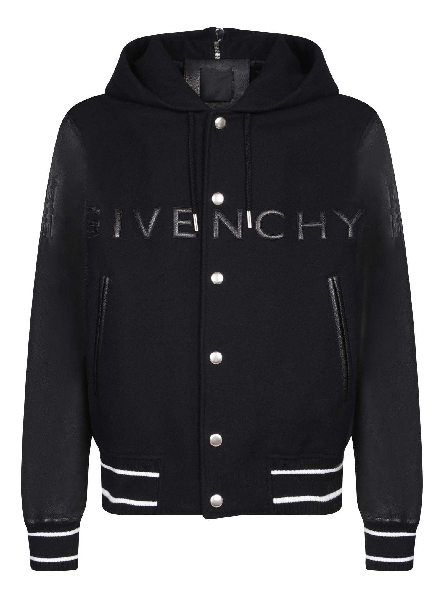 Givenchy Hooded Jacket In Black