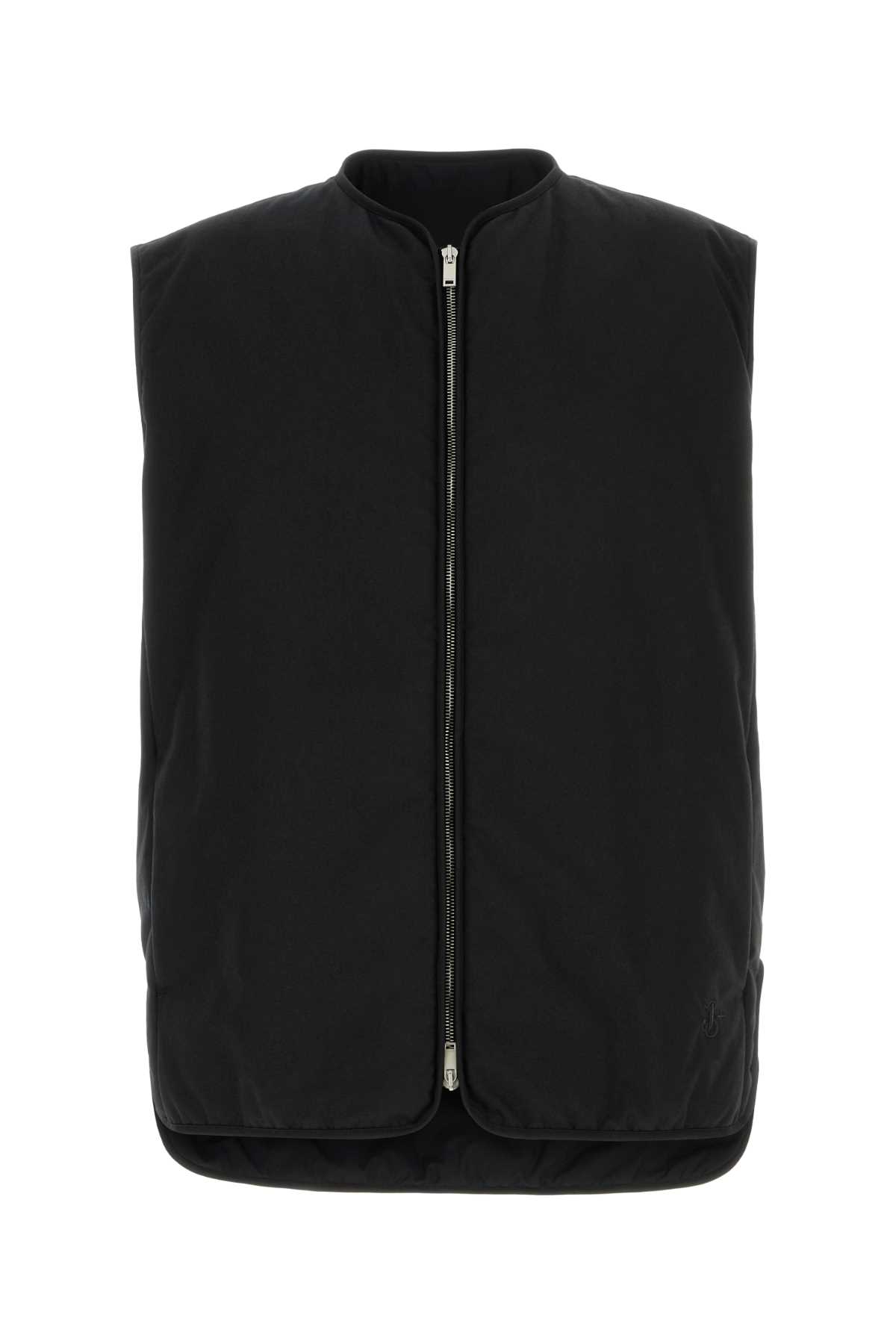 Jil Sander Cotton Sleeveless Vest For Casual Wear In Black
