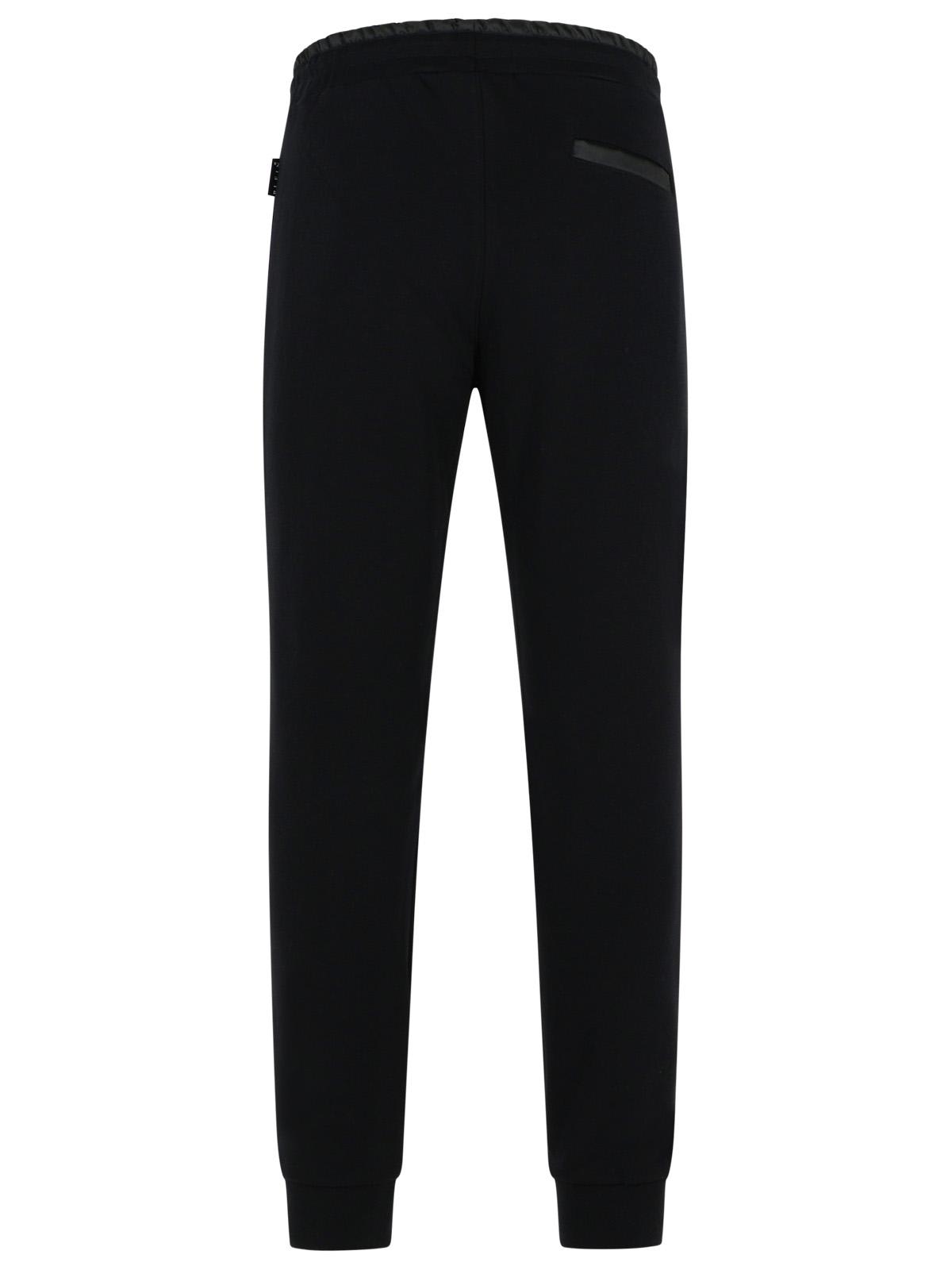 Philipp Plein Jogger Black Cotton Pants In Black