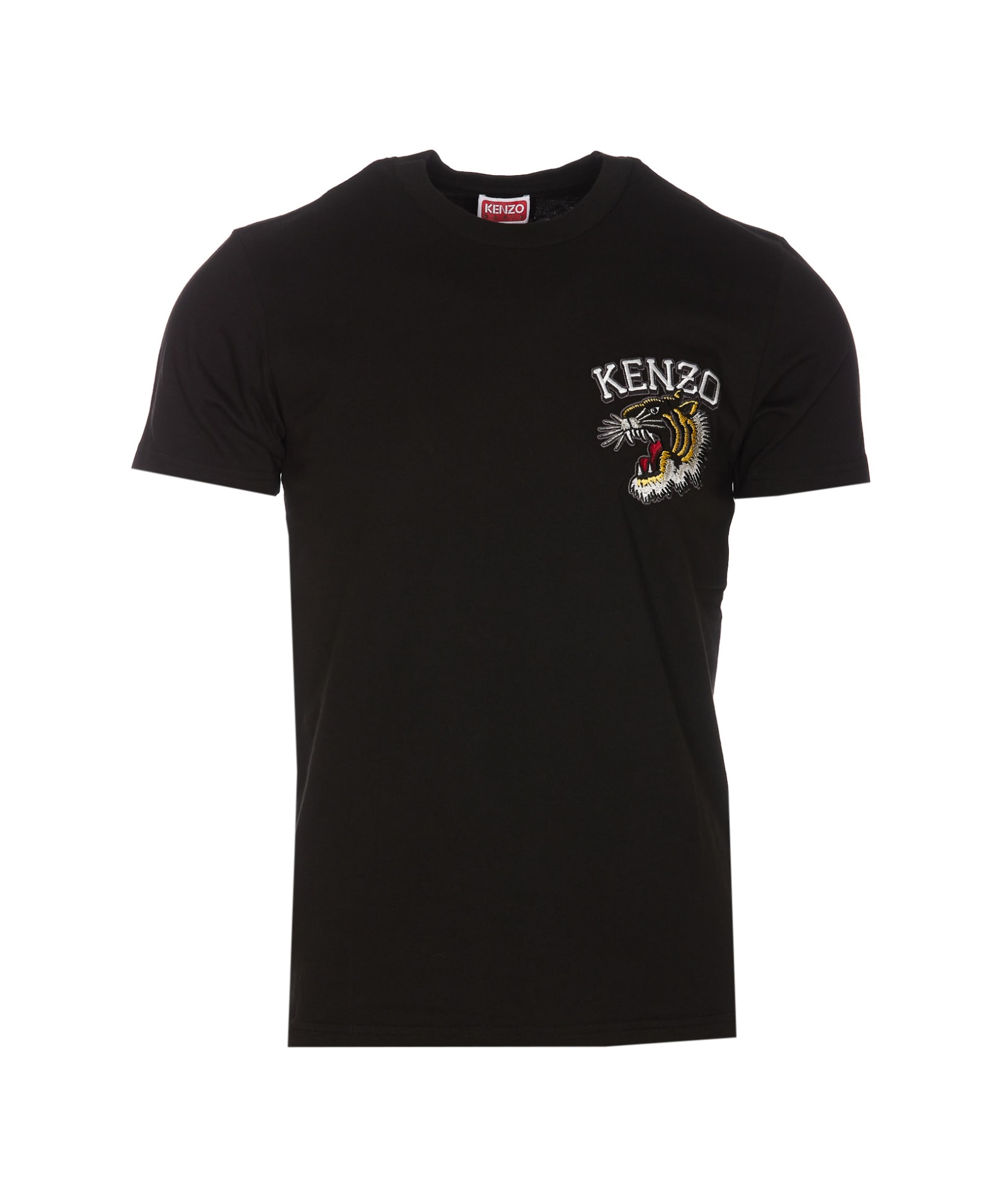 Shop Kenzo Tiger Varsity T-shirt In J Noir