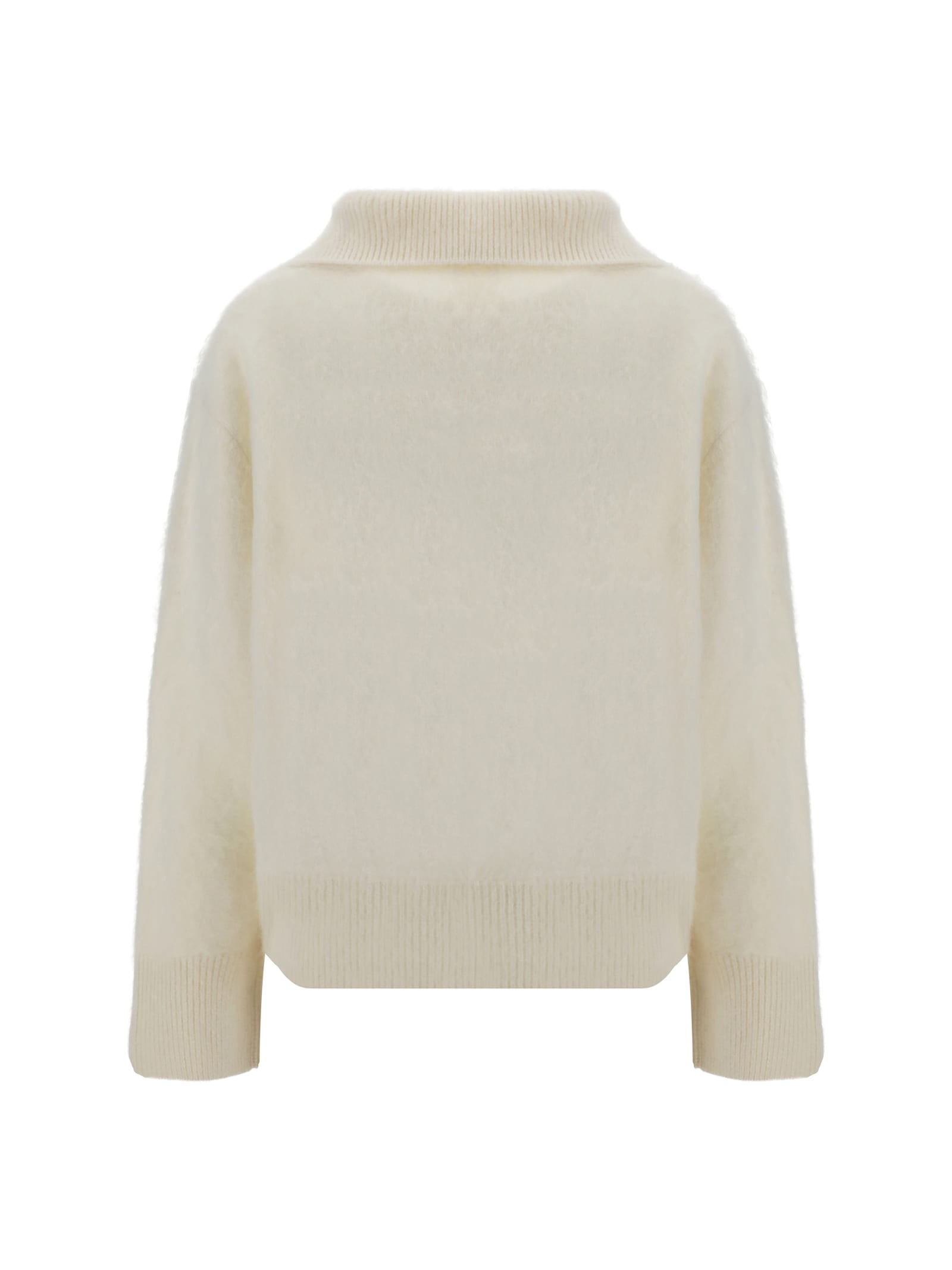 Shop Lisa Yang Kerry Sweater In Cream Brushed