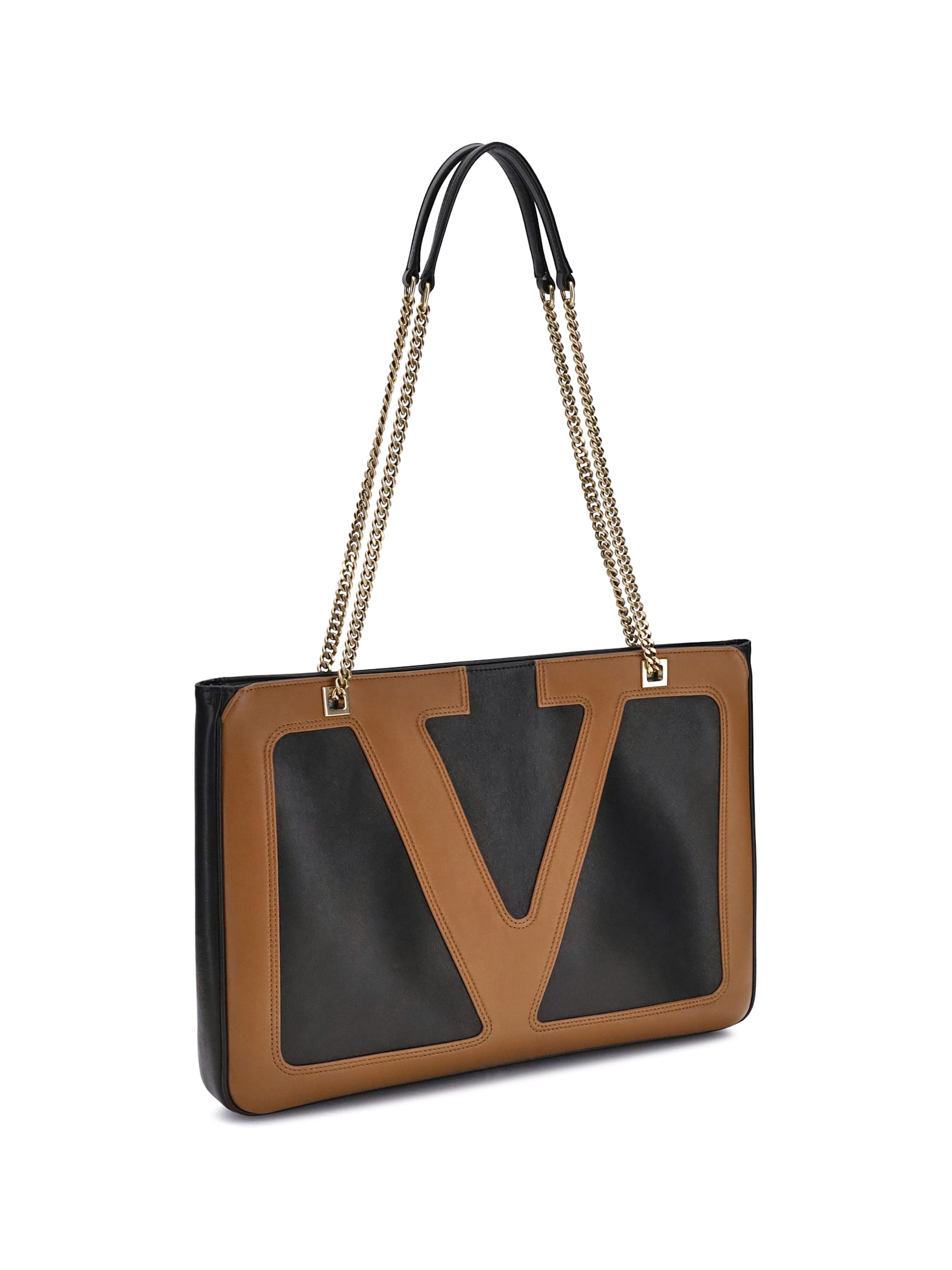 Valentino Superstar Rectangular Chain Handle Shoulder Bag