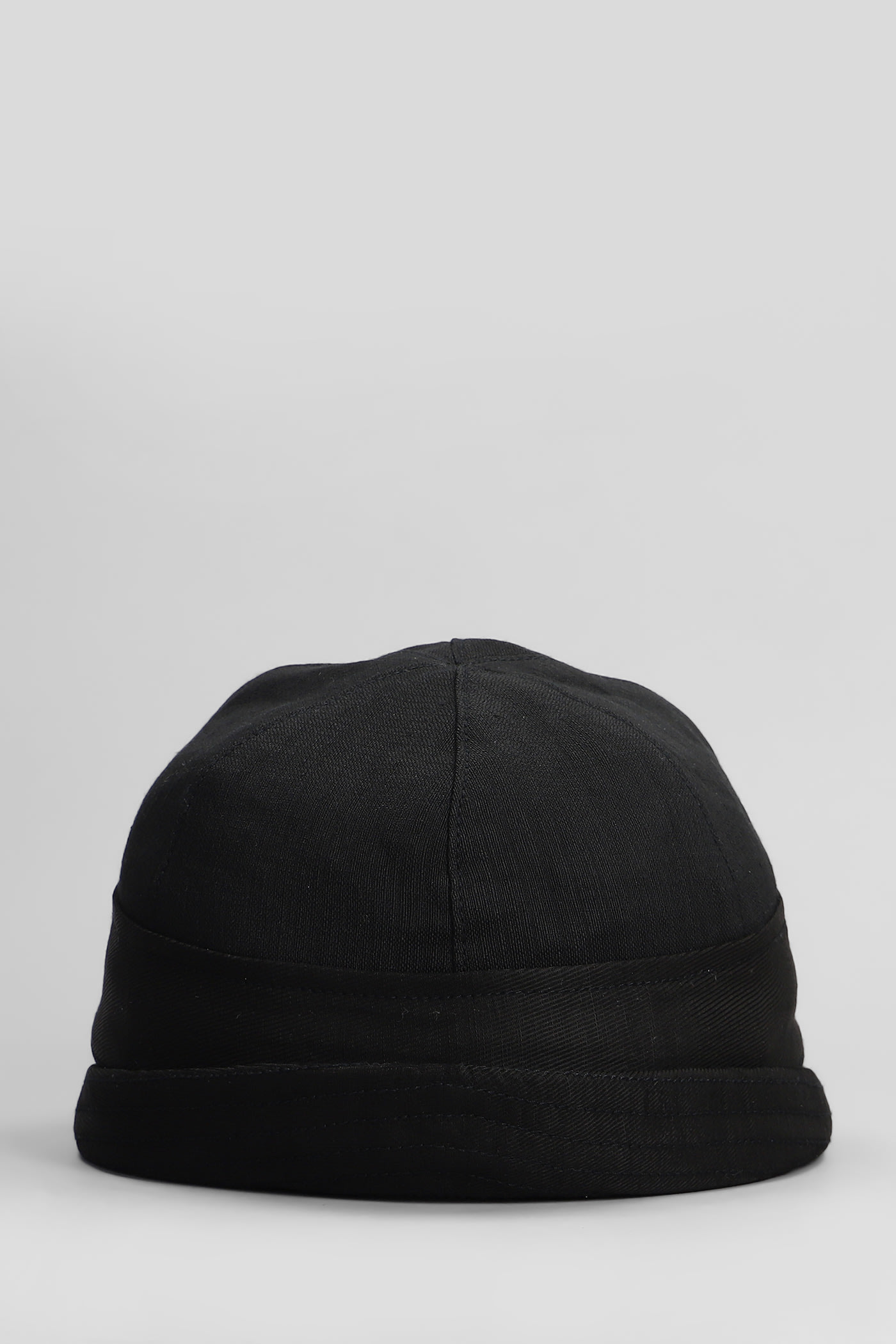 Hats In Black Linen