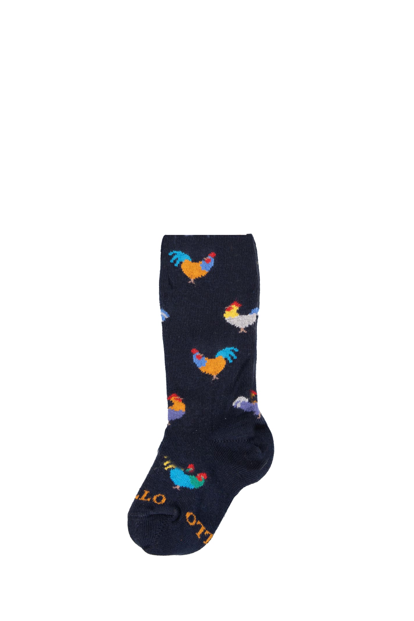 Shop Gallo Cotton Socks In Blue