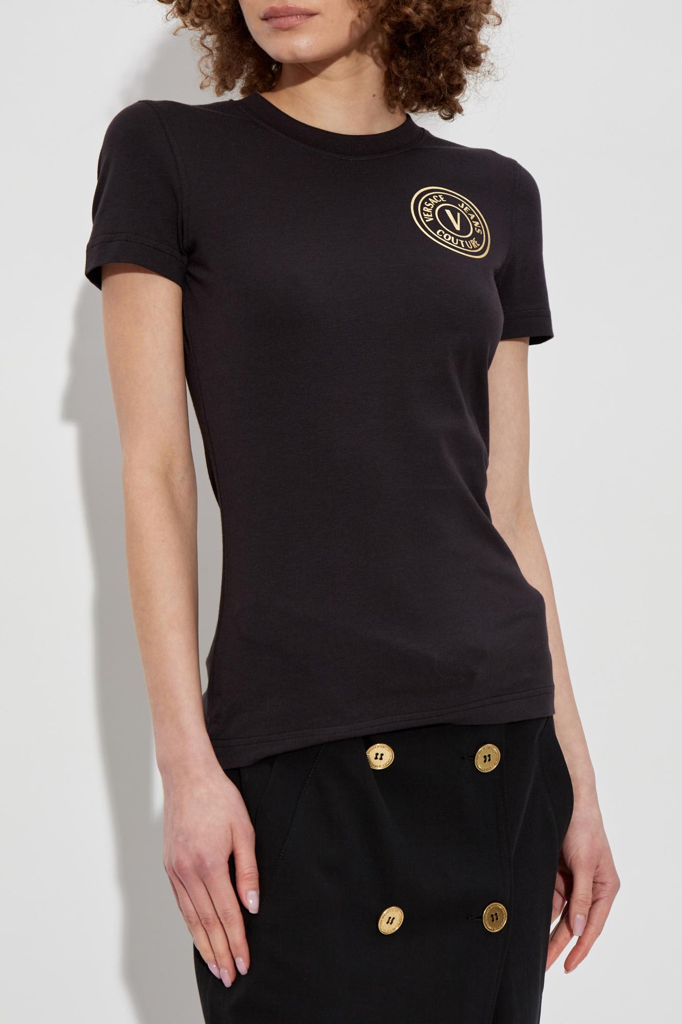 Shop Versace Jeans Couture T-shirt In White