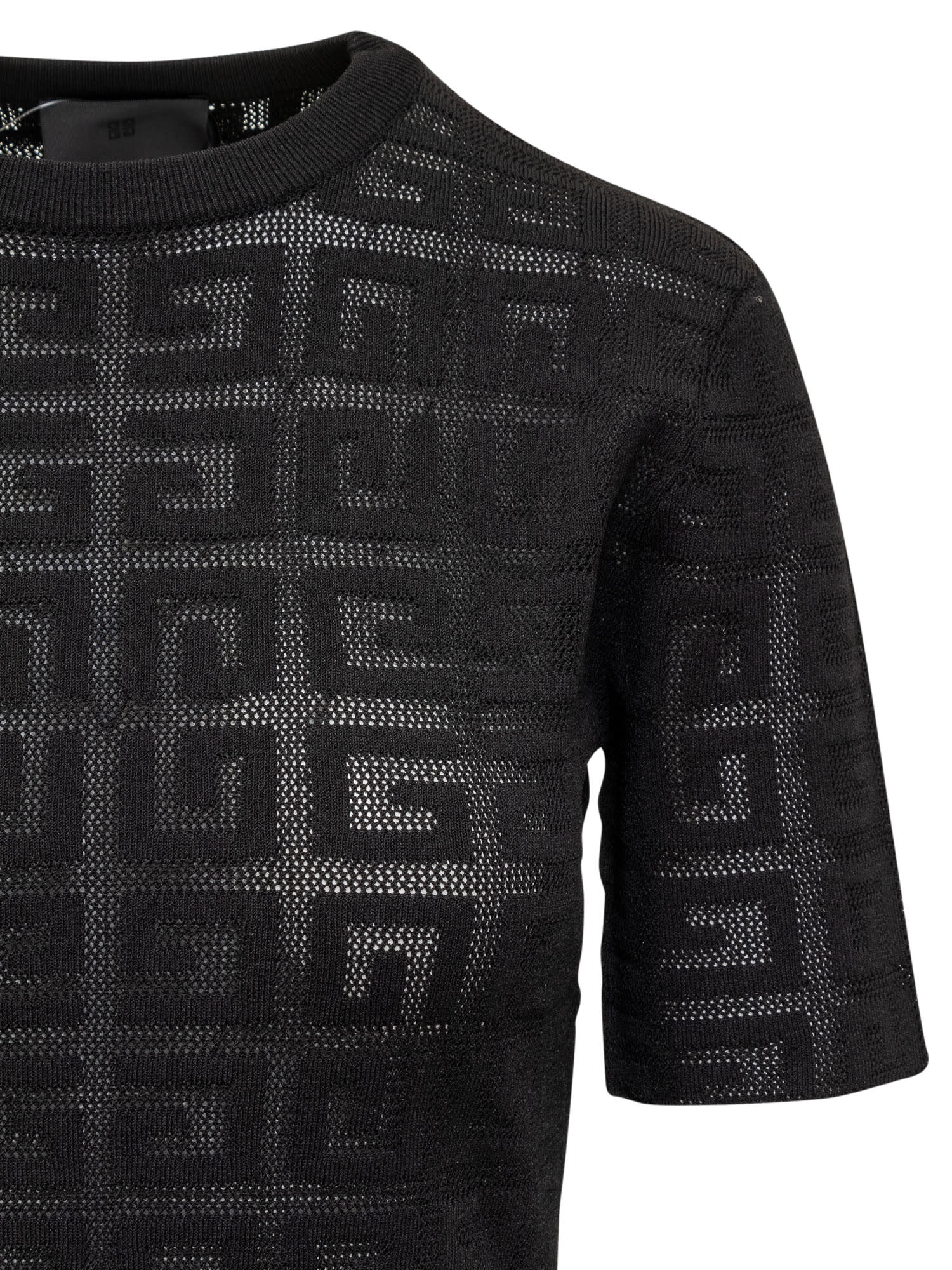 Shop Givenchy Sweater With 4g Logo In Black