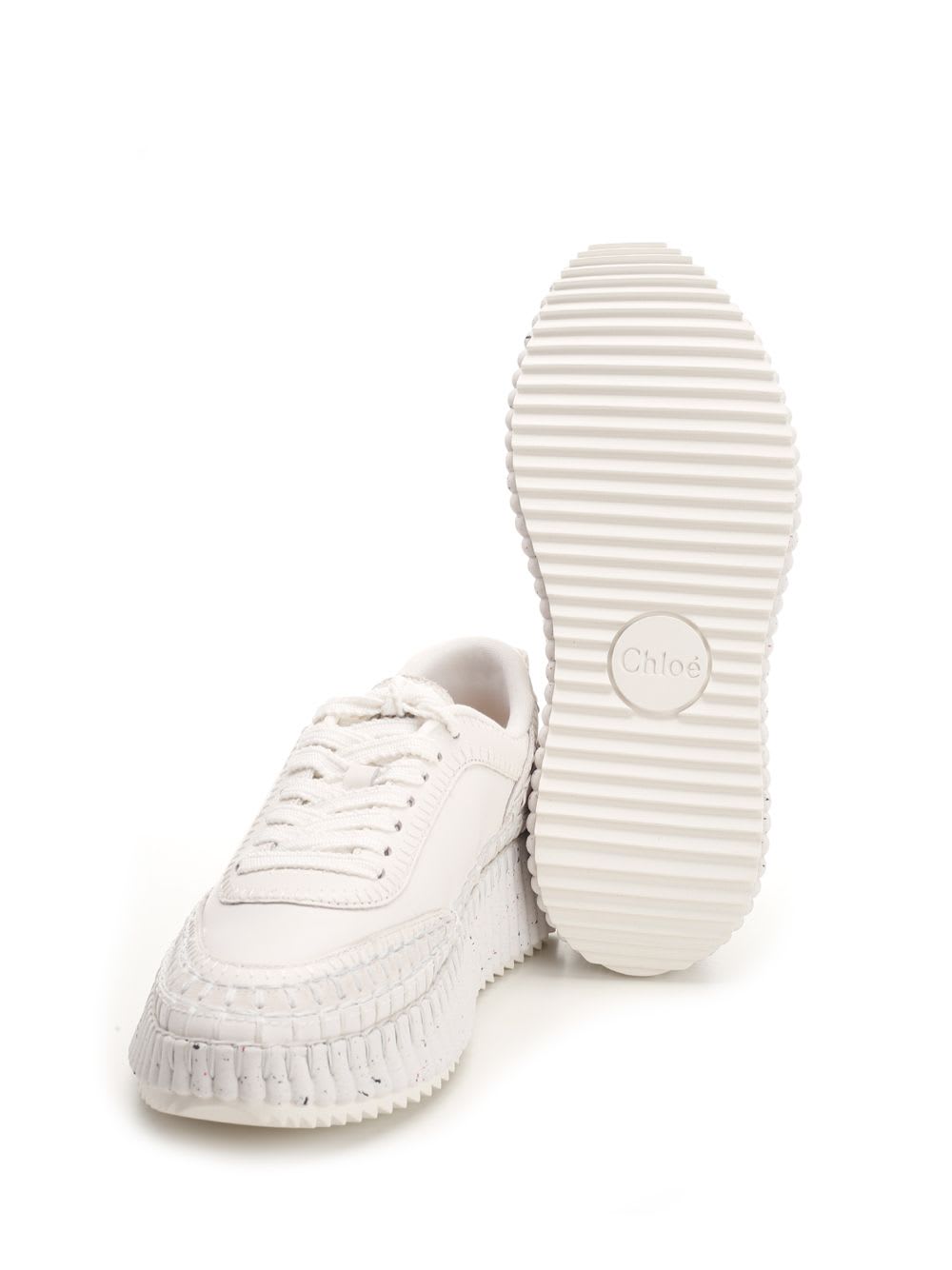 Shop Chloé Nama Sneaker In White