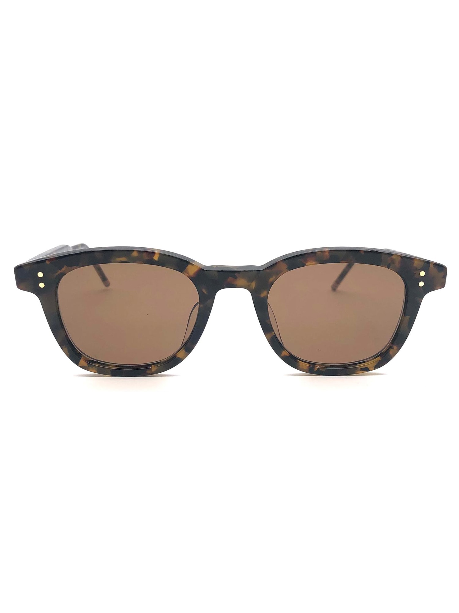 Shop Thom Browne Ues921a/g0002 Sunglasses In Dark Brown