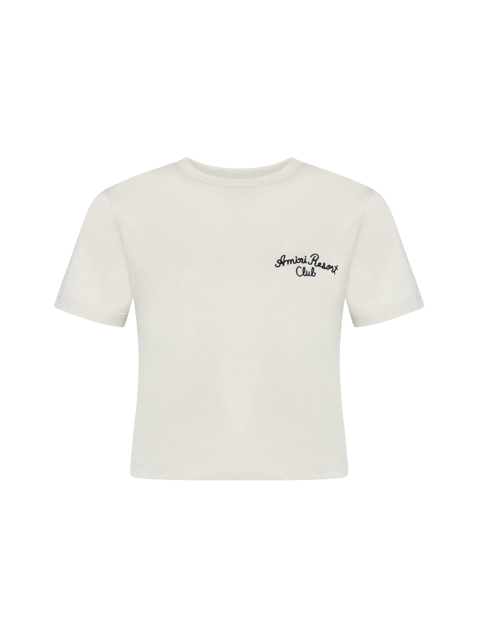 Shop Amiri T-shirt In Alabaster