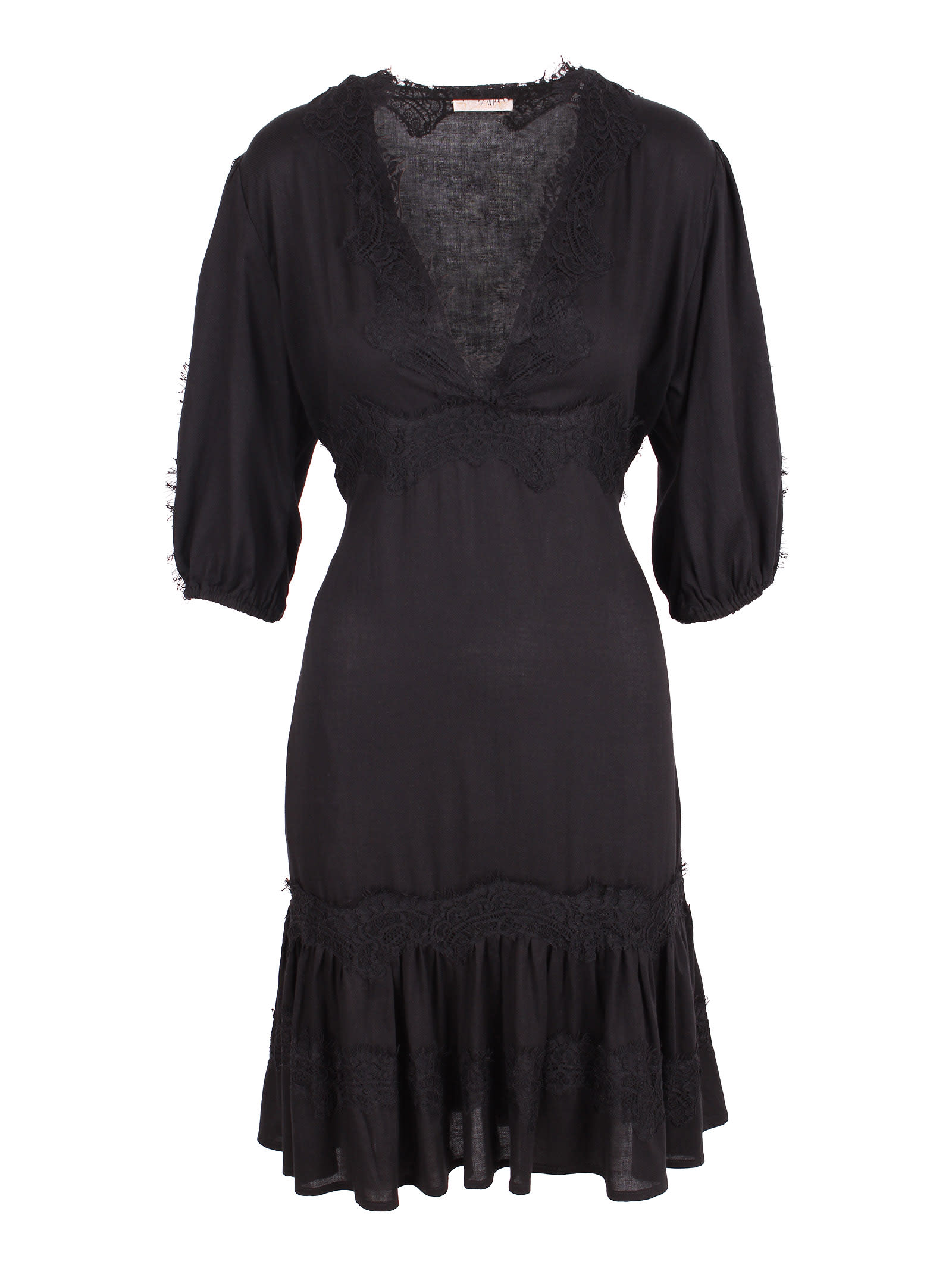 Gold Hawk Rayon Dress