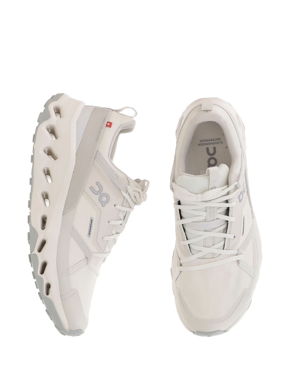 On Horiz Cloud Waterproof Sneakers In White