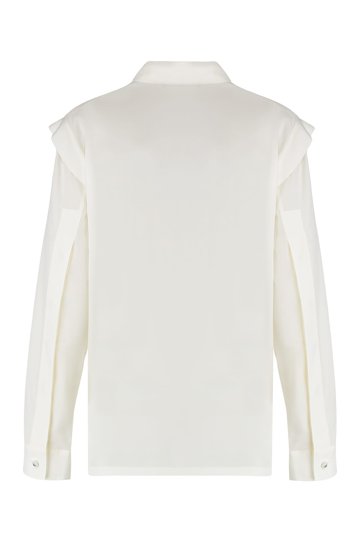 Max Mara Long Sleeve Shirt In White