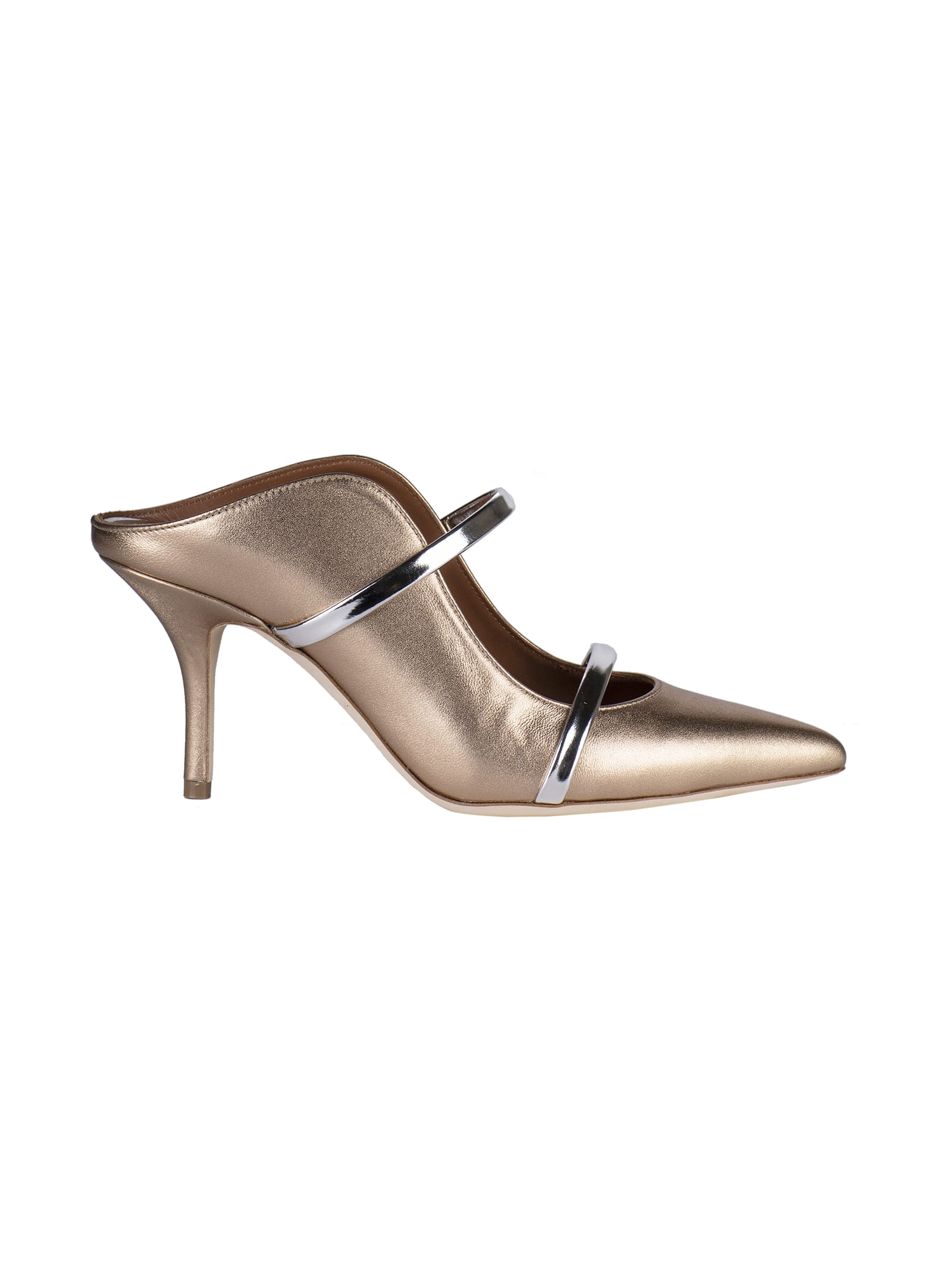 Shop Malone Souliers Slip-on Pumps In Gold